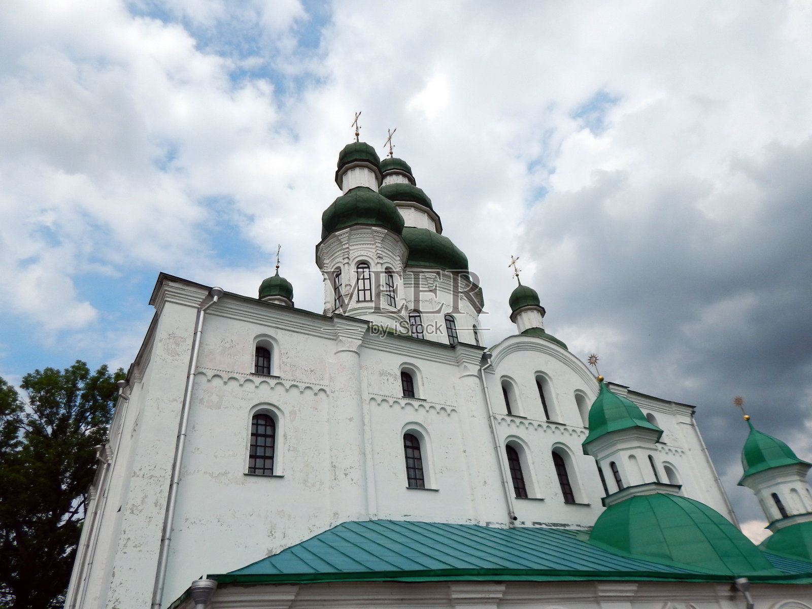 切尔尼科夫的中世纪乌克兰巴洛克式建筑照片摄影图片