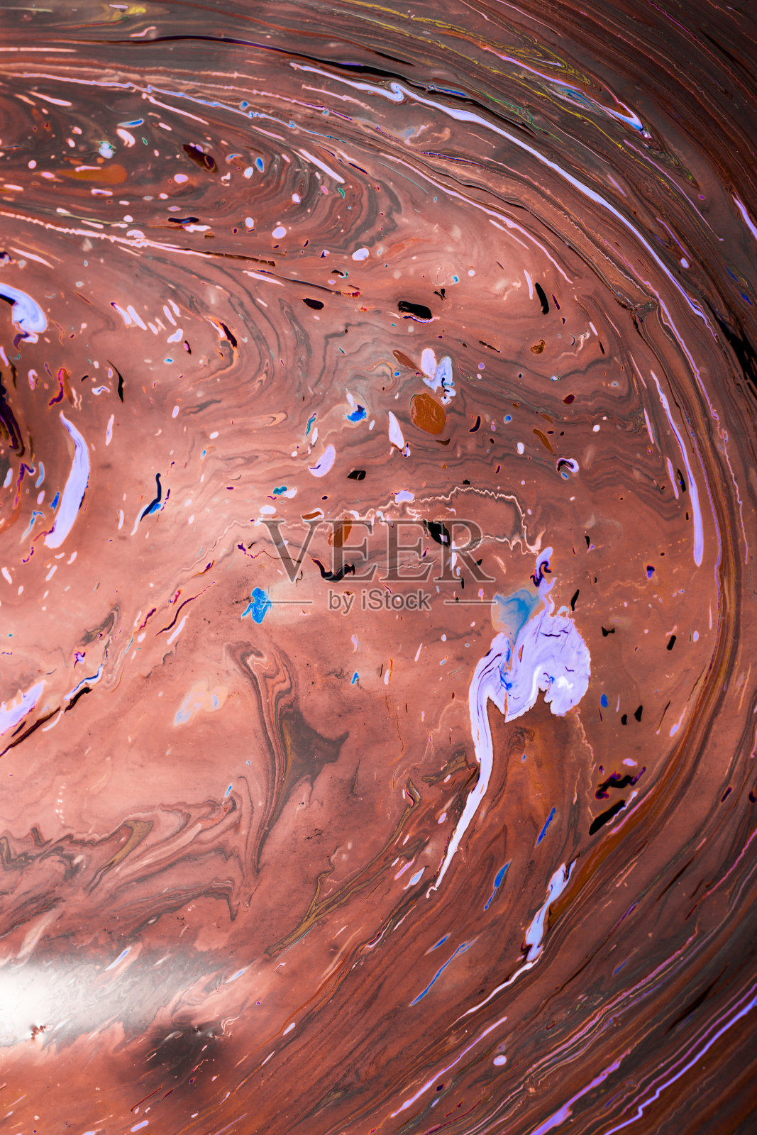 抽象大理石纹艺术图案为丰富多彩的背景照片摄影图片