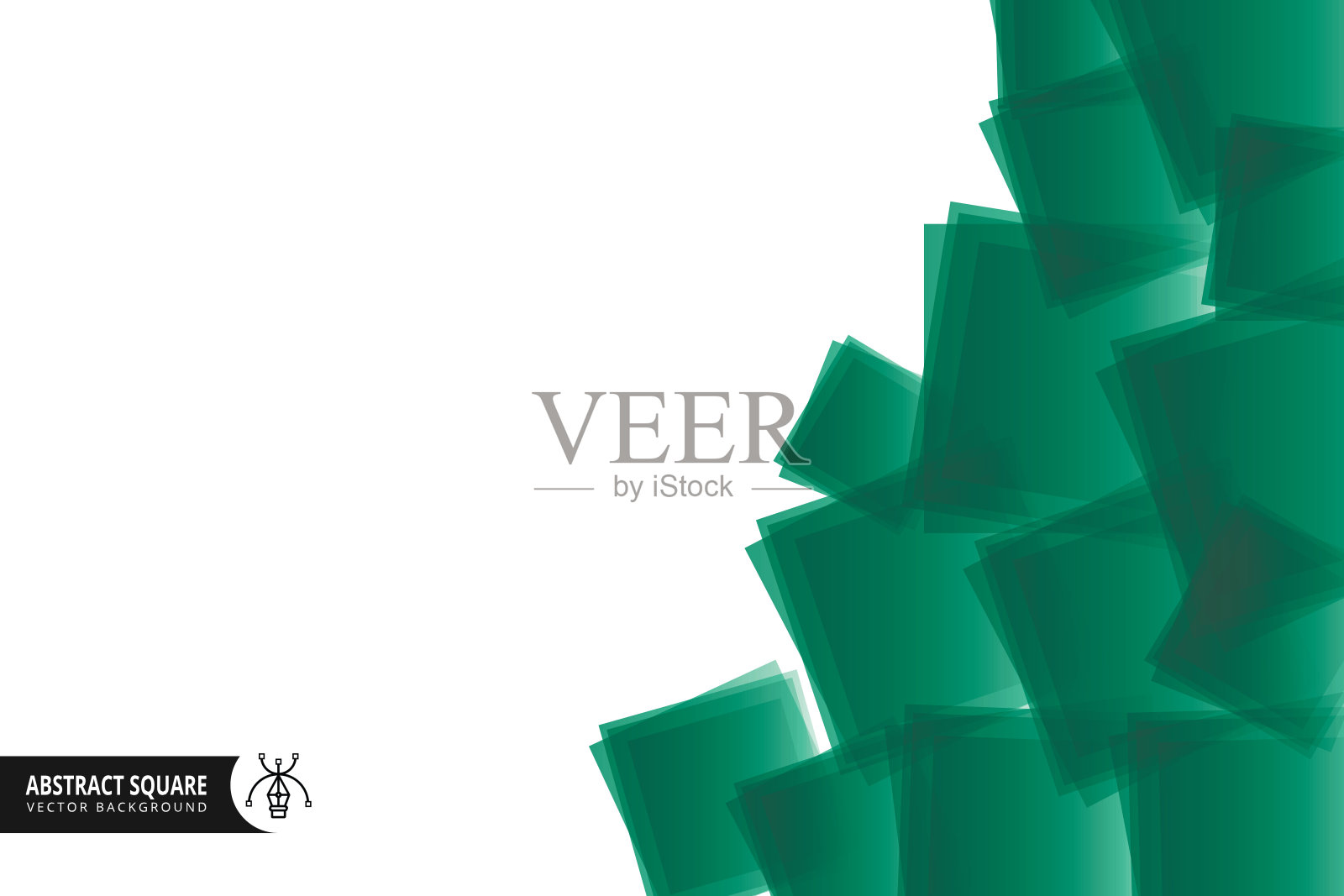 抽象背景与方形形状插画图片素材