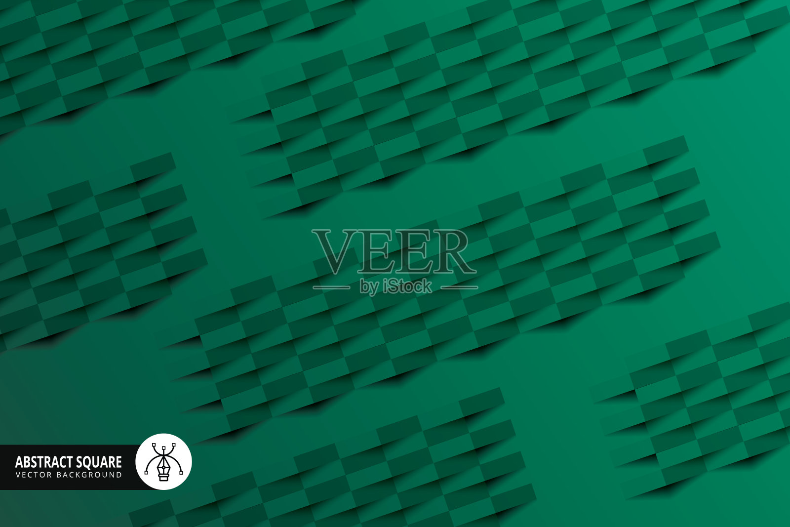 绿色的抽象背景插画图片素材