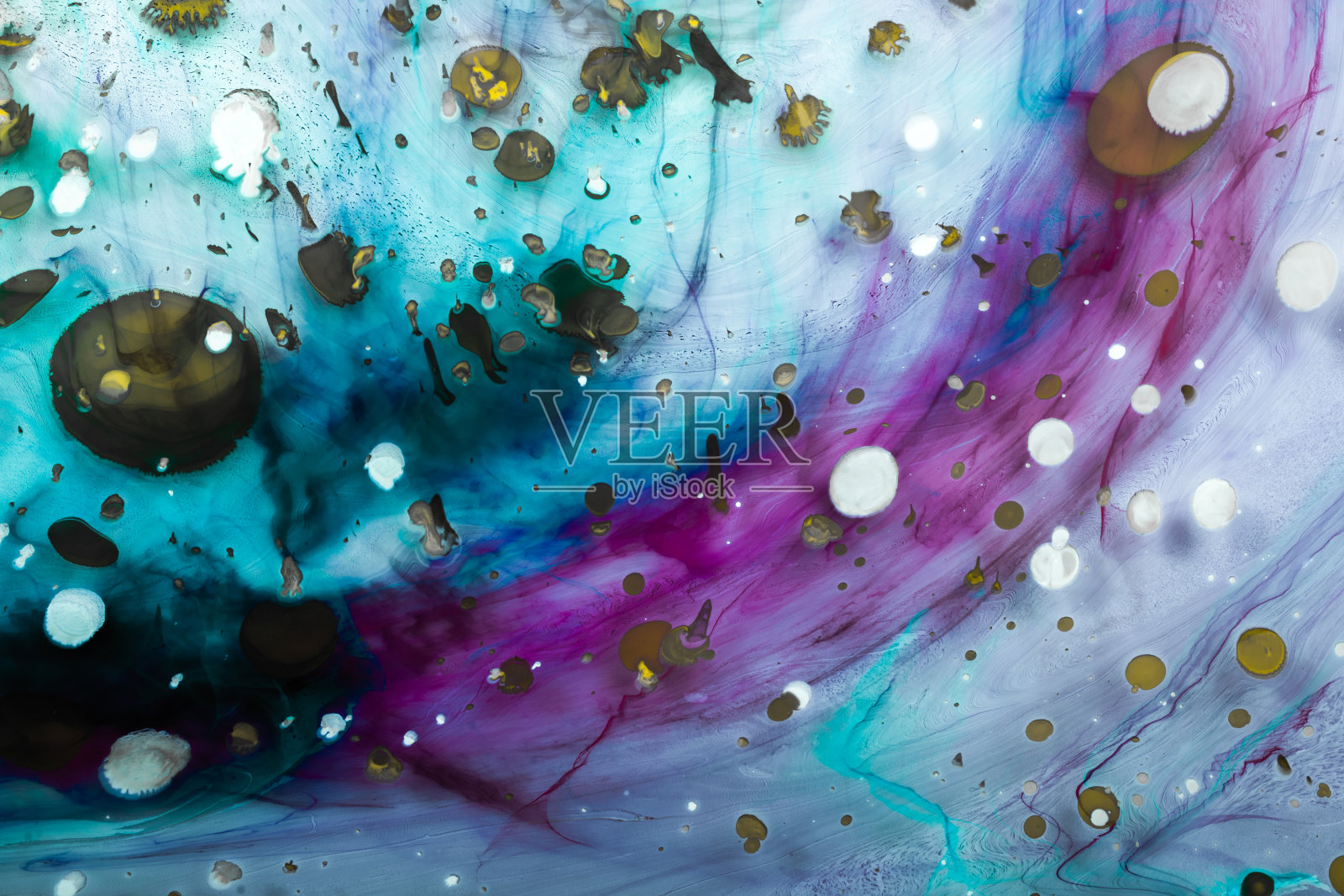 抽象大理石纹艺术图案为丰富多彩的背景照片摄影图片