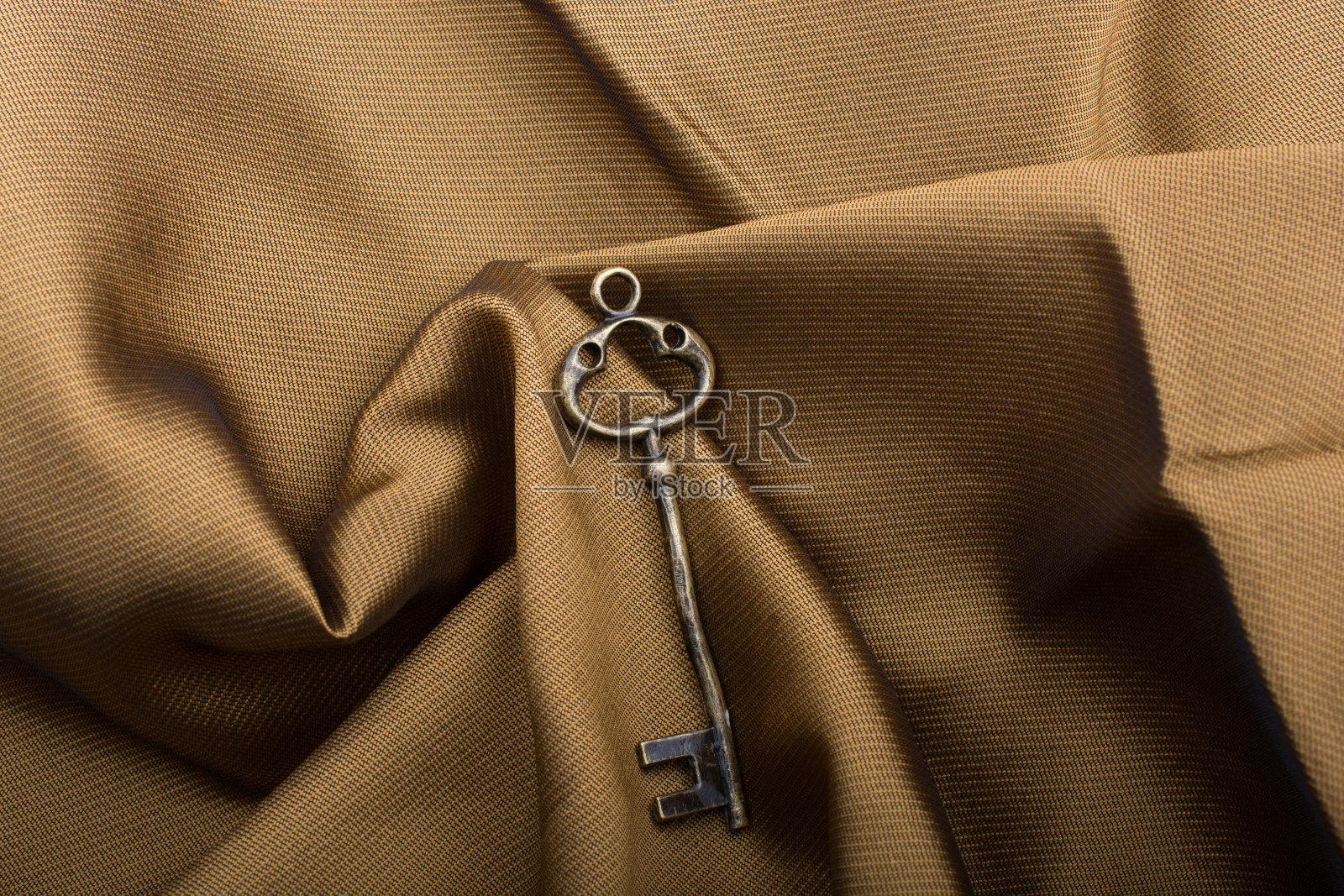 复古风格的键装饰键照片摄影图片