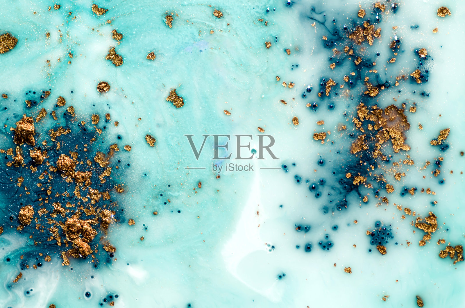 自然的奢侈品。古代东方绘画技法。风格结合了大理石的漩涡或玛瑙的波纹。照片摄影图片