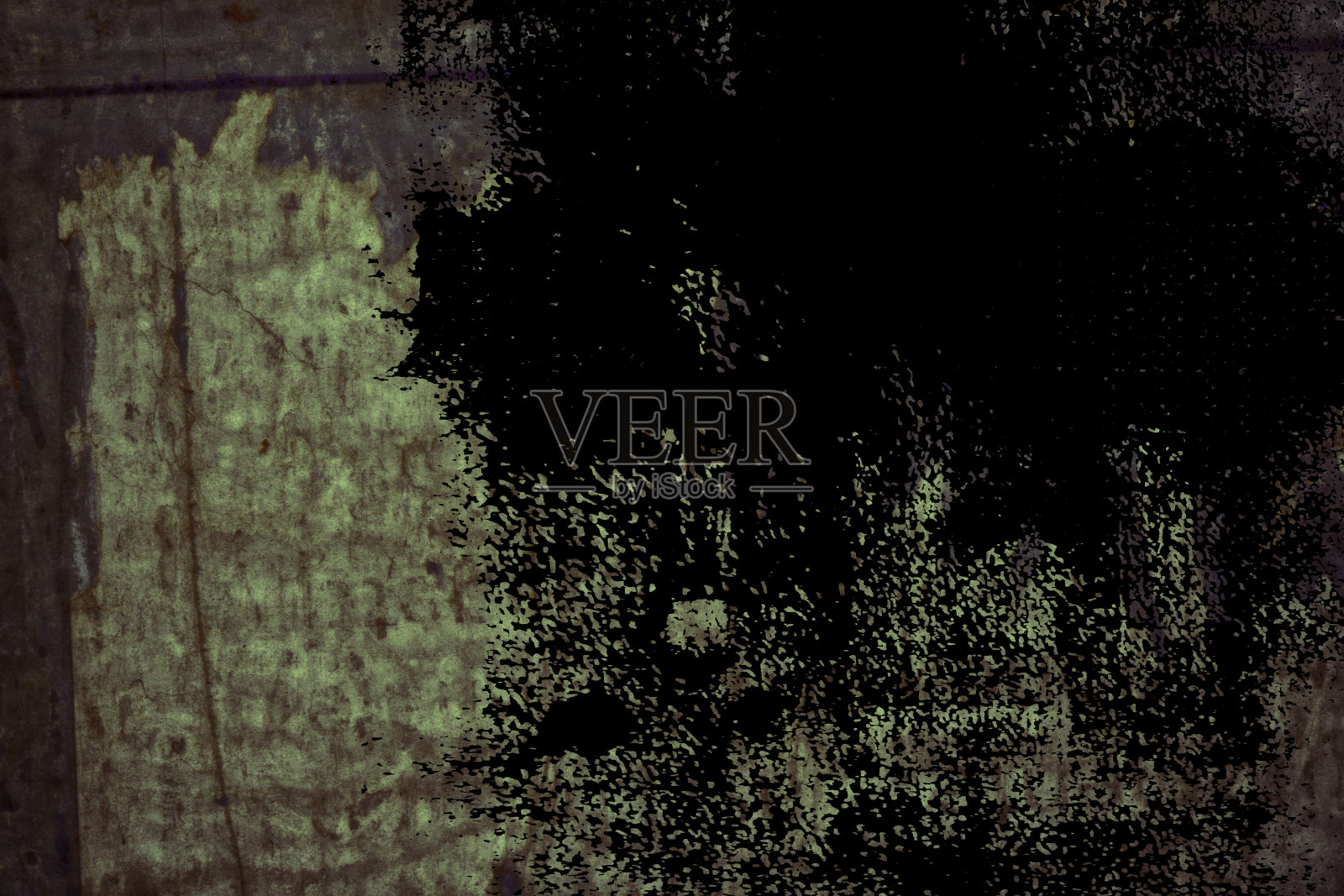 Grunge Torn海报投票后，锡纹理墙。把报纸照片摄影图片