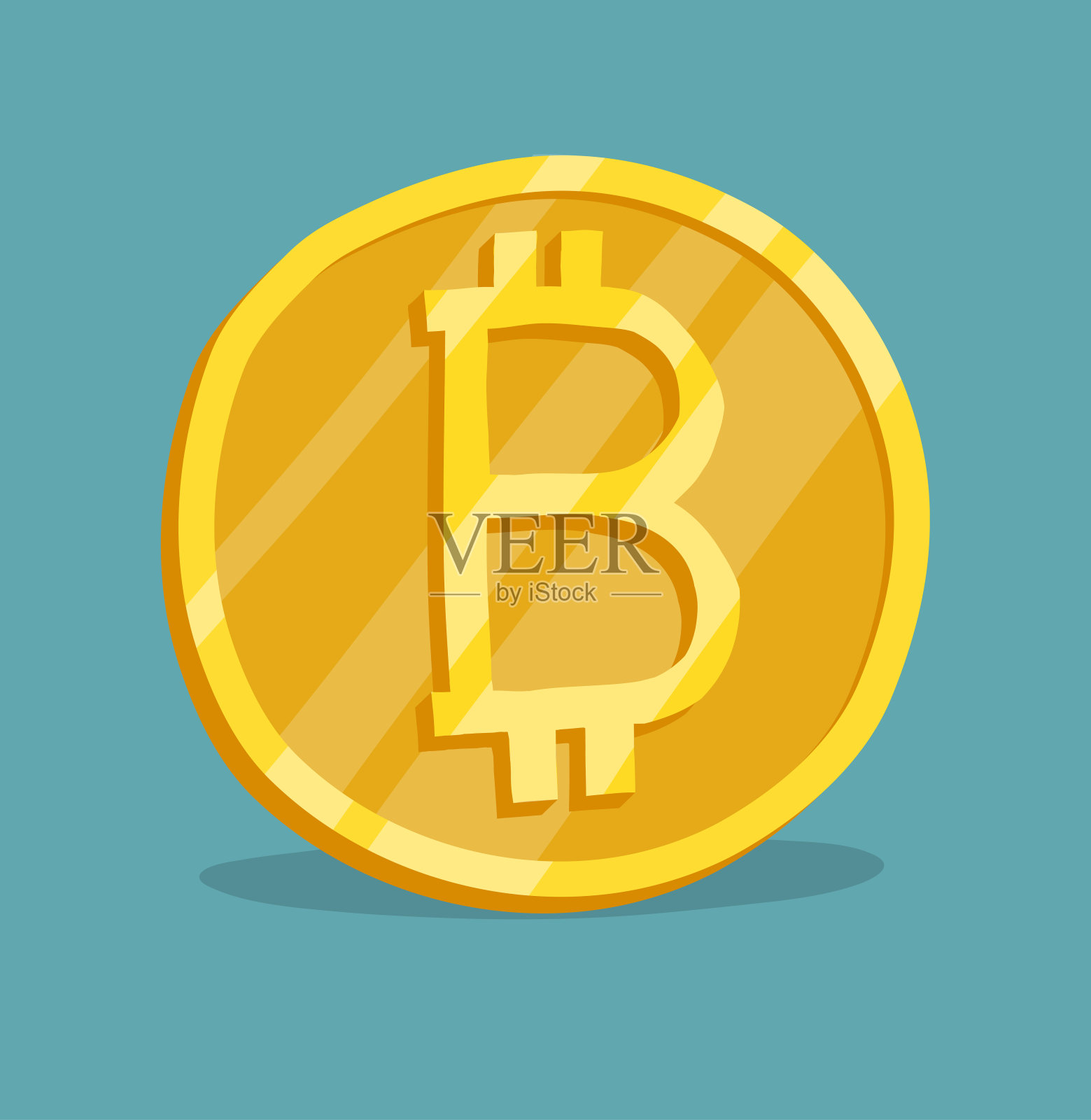 cryptocurrency硬币插画图片素材