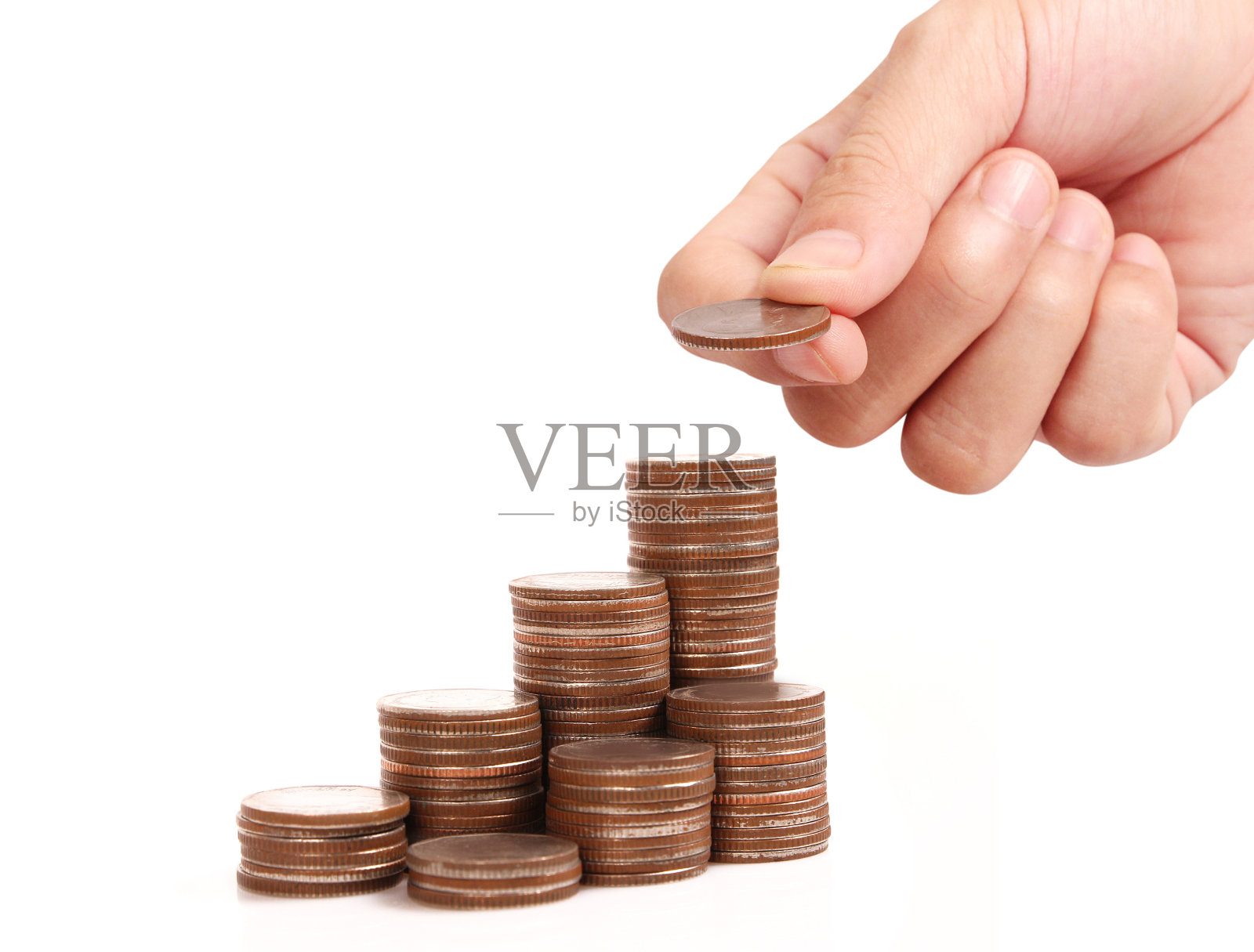 钱从手中的硬币照片摄影图片