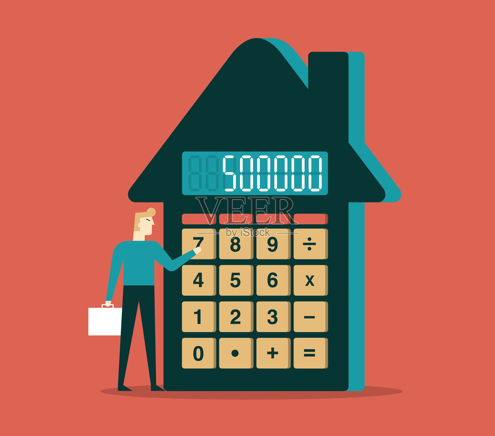 投资计划插画图片素材