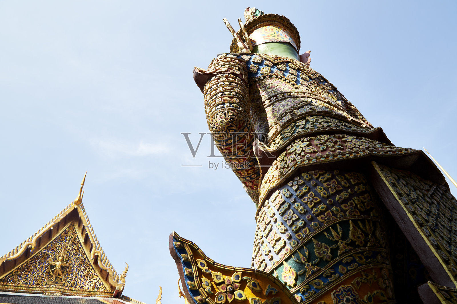 玉佛寺的恶魔守护者照片摄影图片