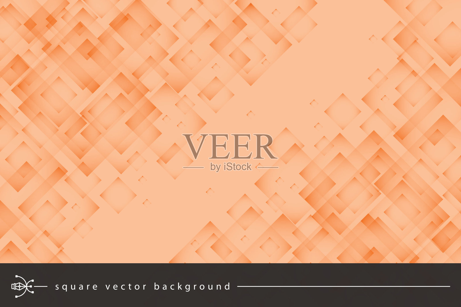 抽象方形无缝图案背景插画图片素材