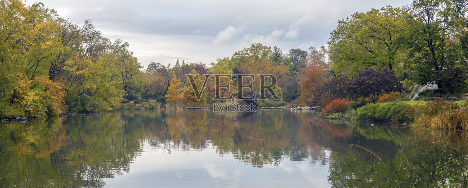纽约中央公园，盖普斯托桥照片摄影图片