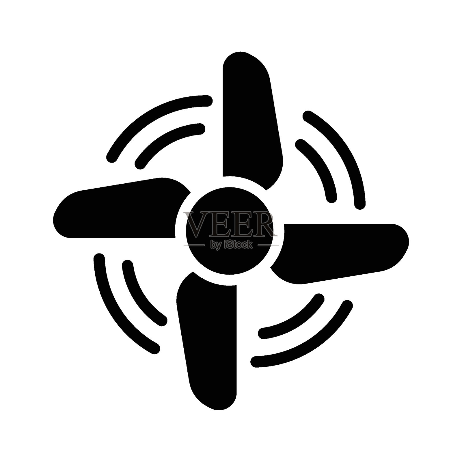 风扇设计元素图片