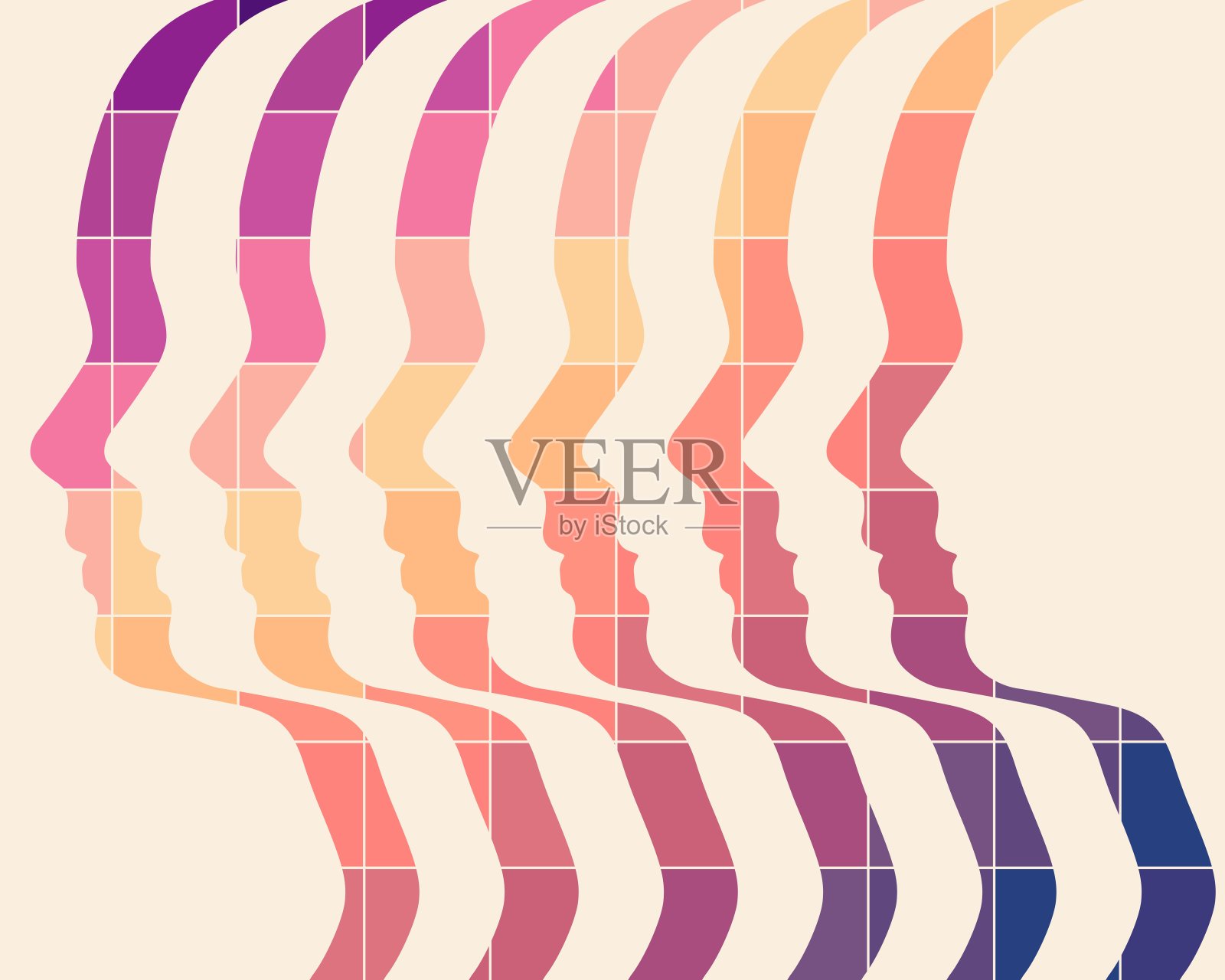 人群概念插画图片素材