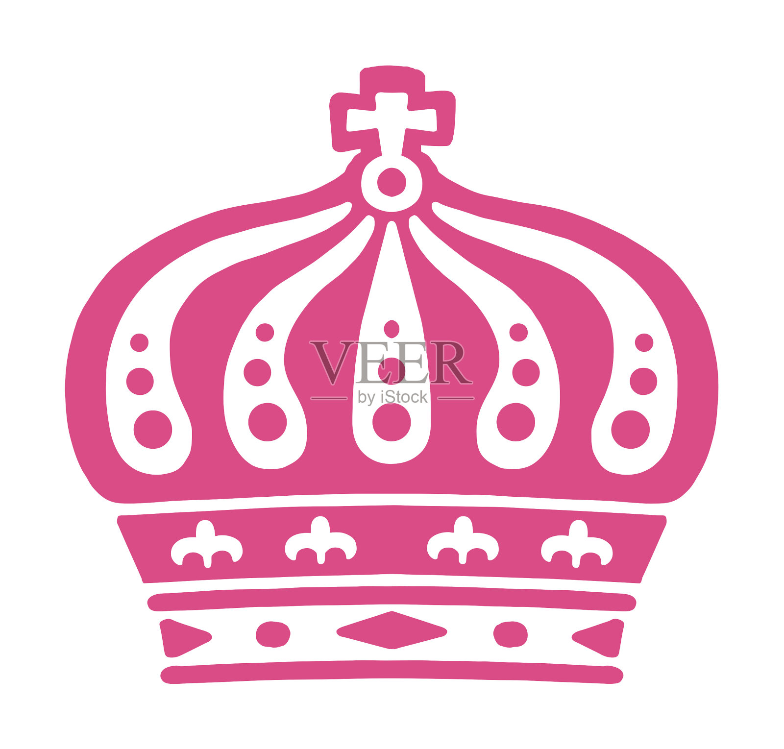 皇冠插画图片素材