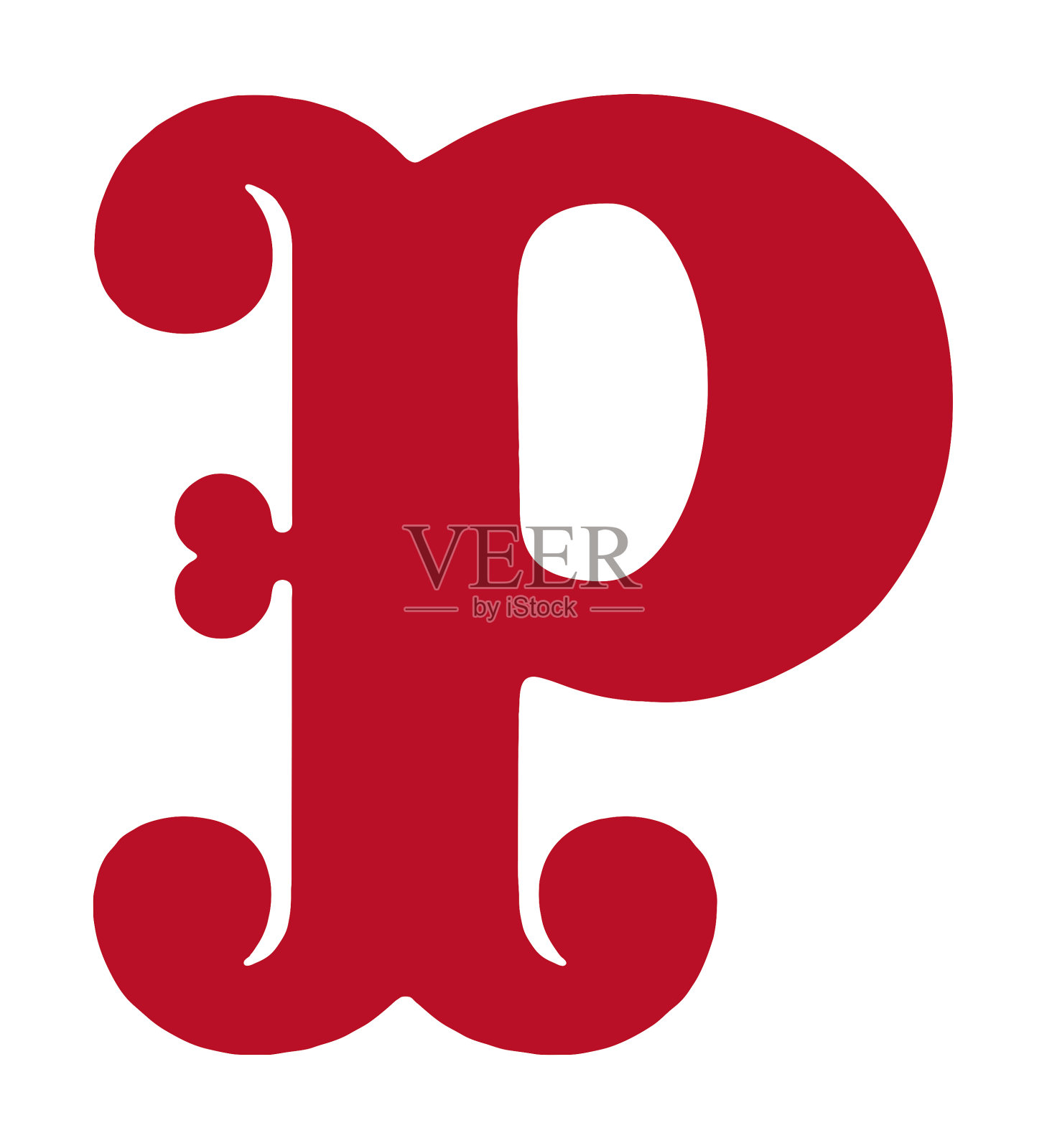 白色背景下的字母a设计元素图片