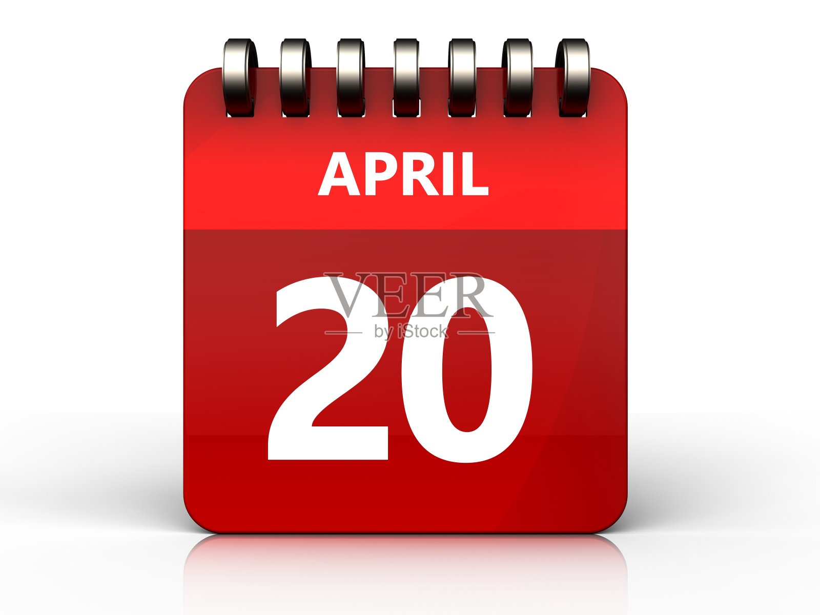 3d 20四月日历照片摄影图片