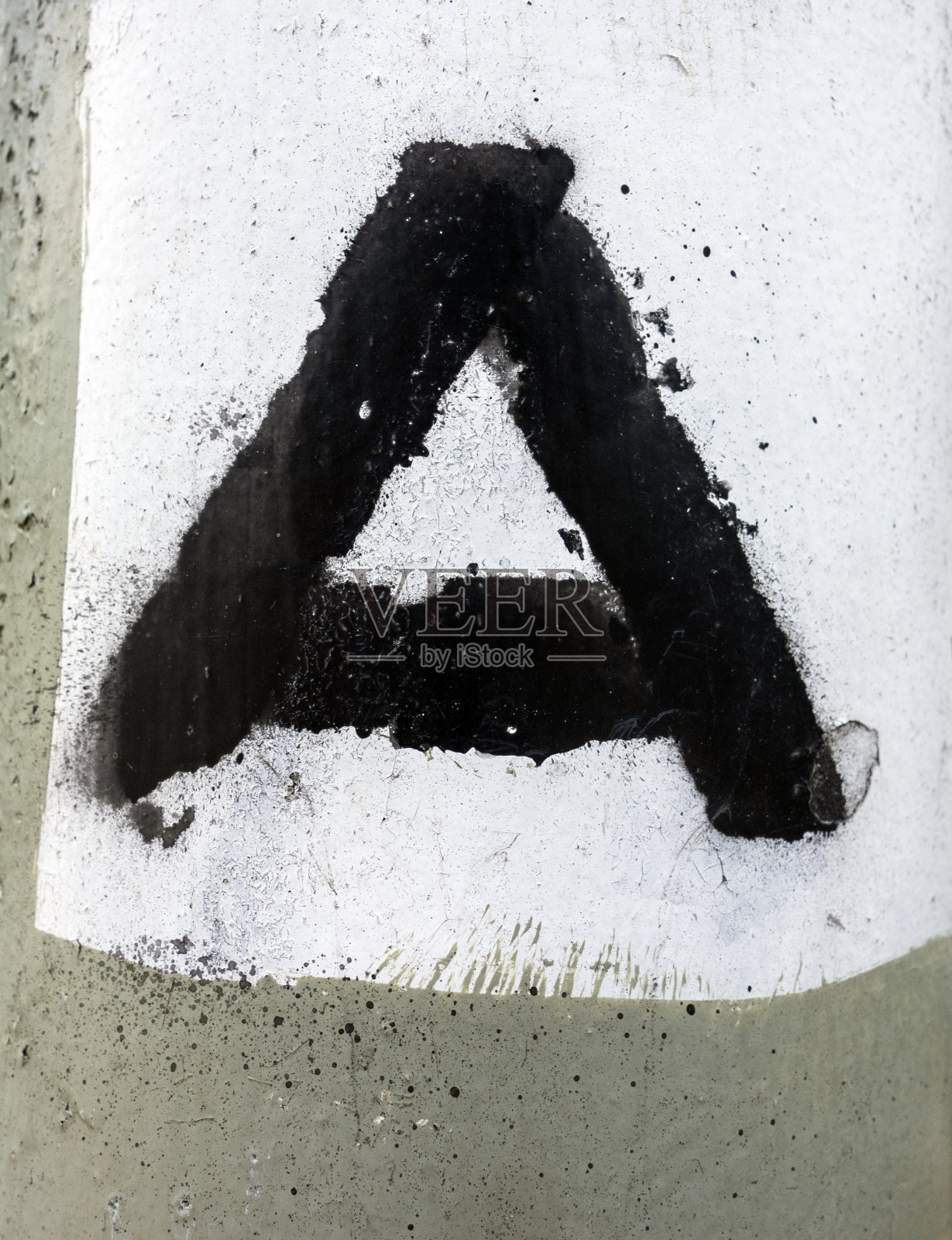 文字措词在破旧的州排版发现字母A照片摄影图片