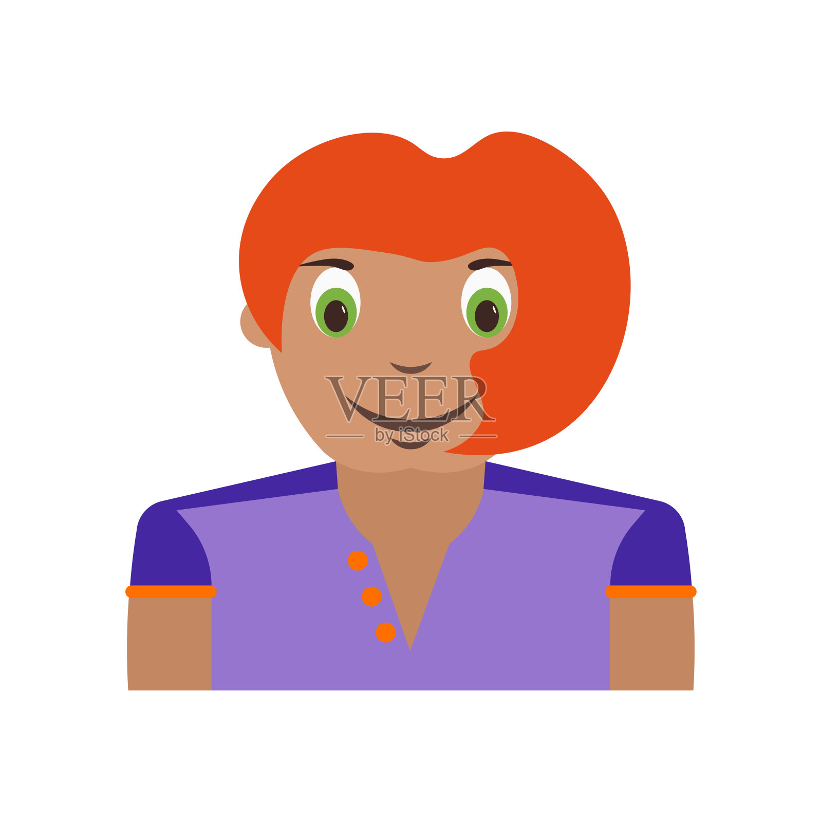 男孩男孩化身图标向量符号和符号孤立在白色背景设计元素图片