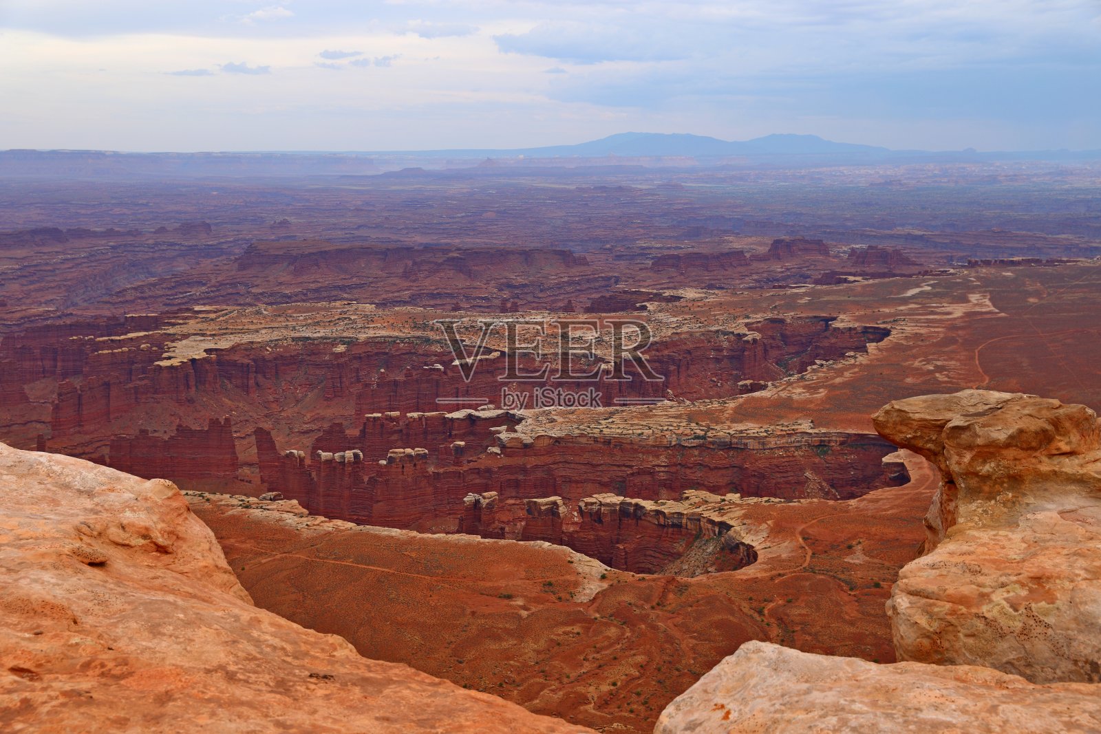 大视点，天空区岛屿，犹他州峡谷地国家公园照片摄影图片