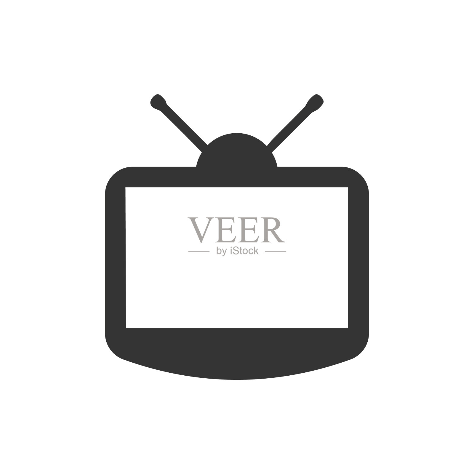 电视图标设计元素图片