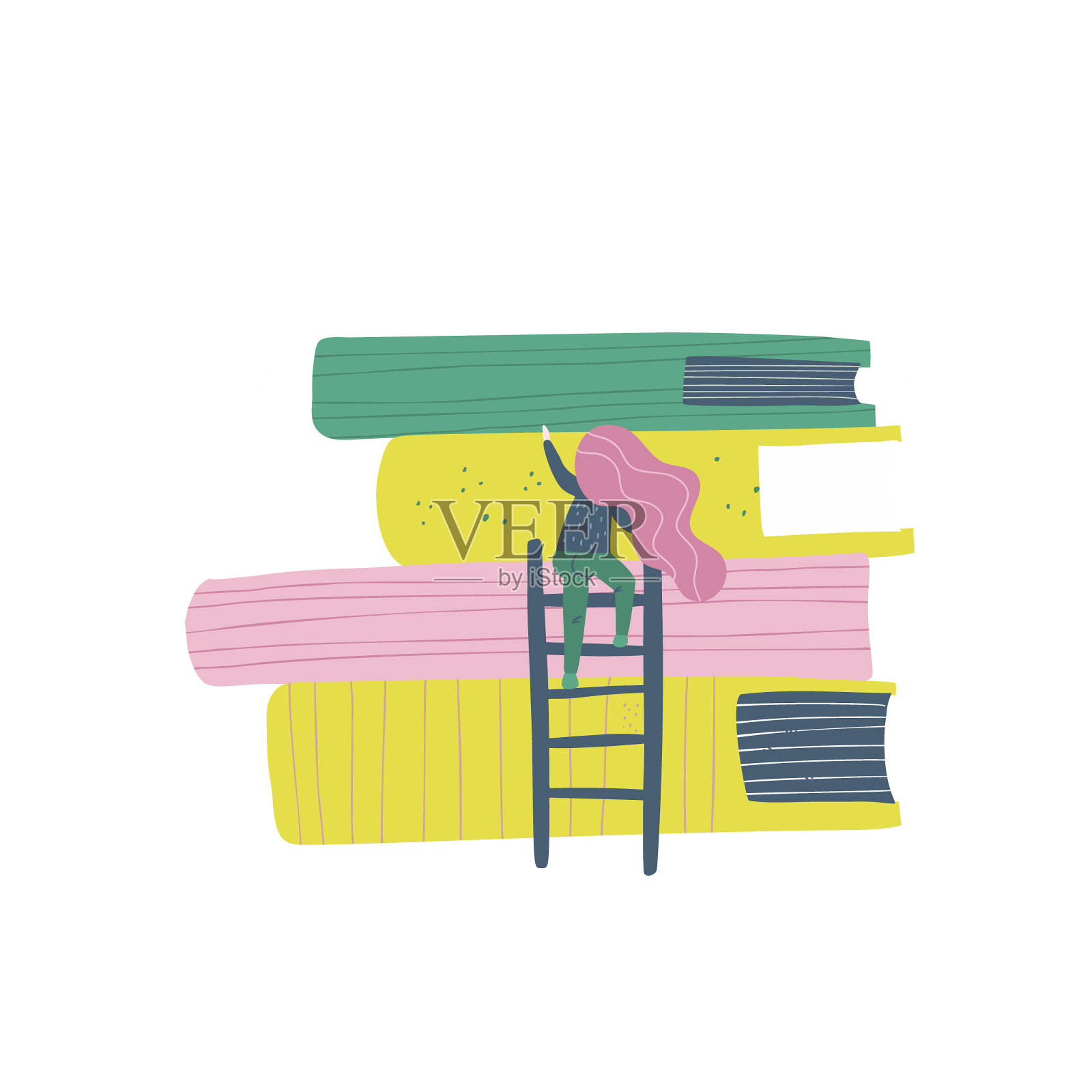 书展向量插画图片素材