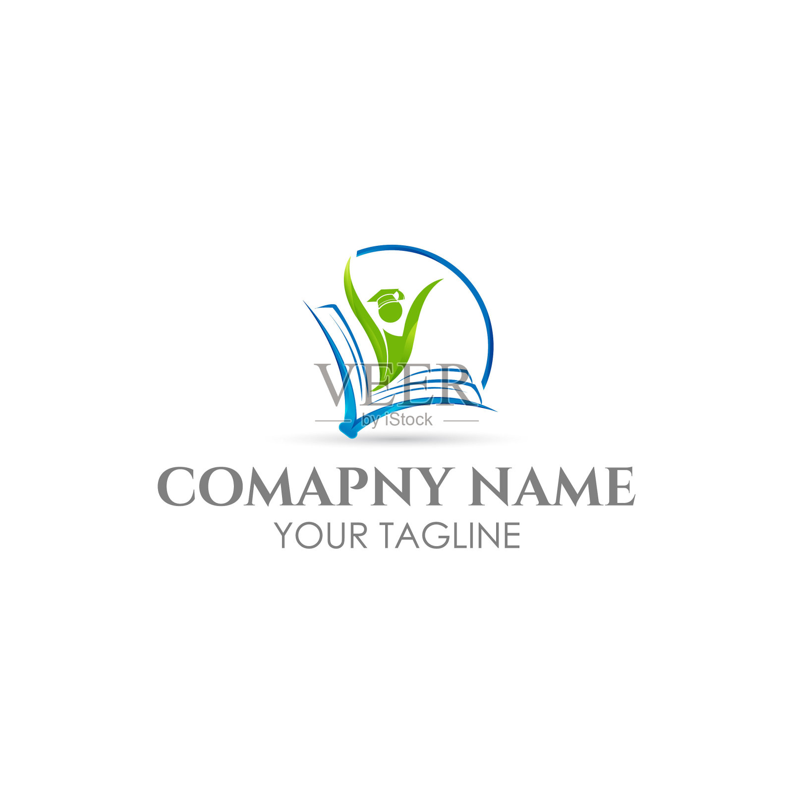 毕业帽和书标，毕业帽和书插画图片素材