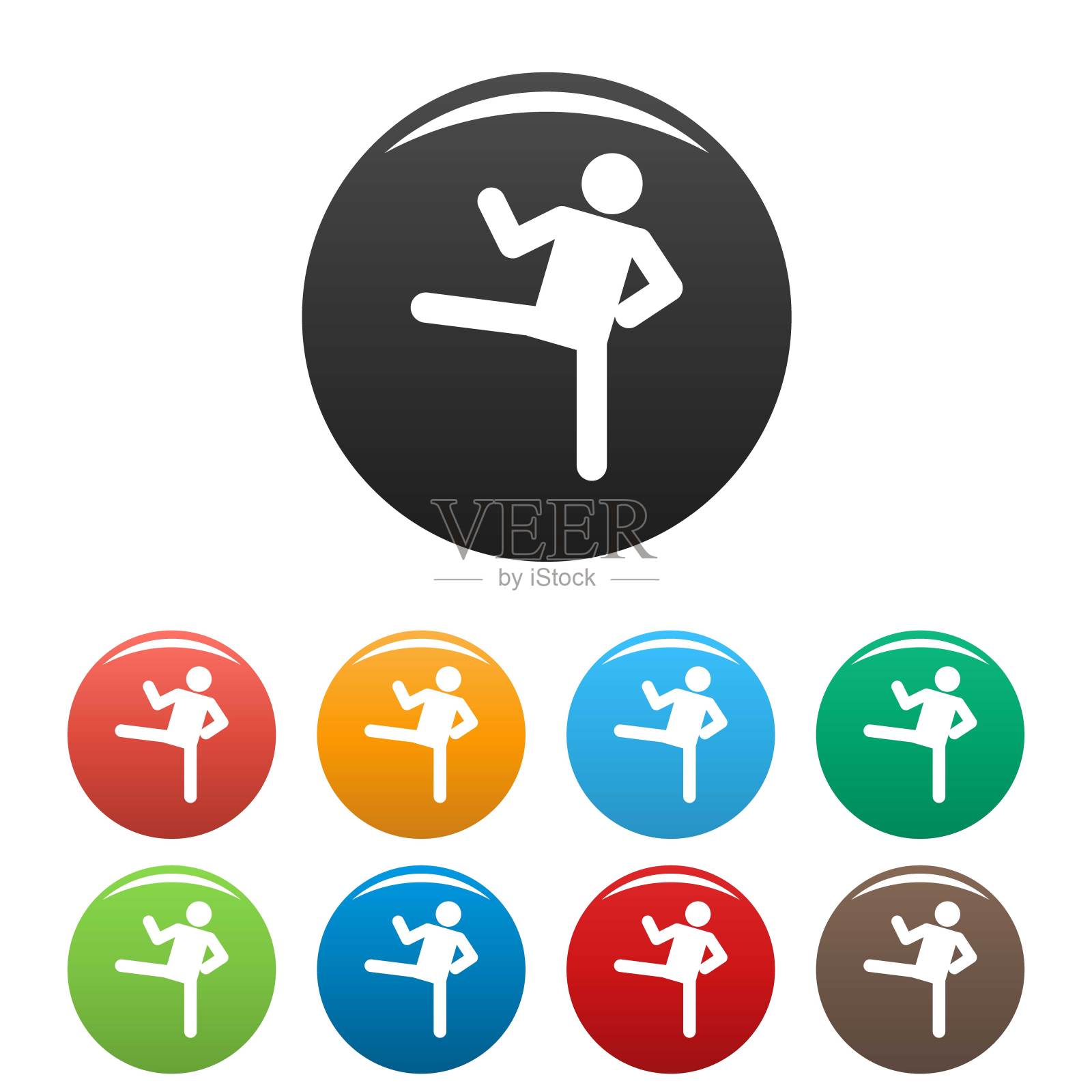 简笔图简笔图标设置象形向量简单插画图片素材