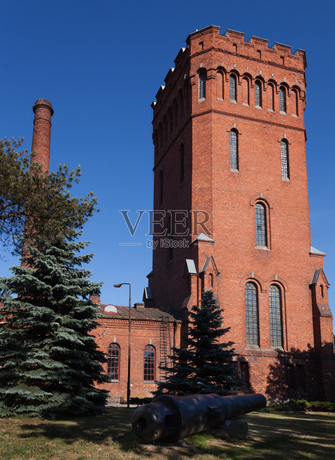 旧水塔。照片摄影图片