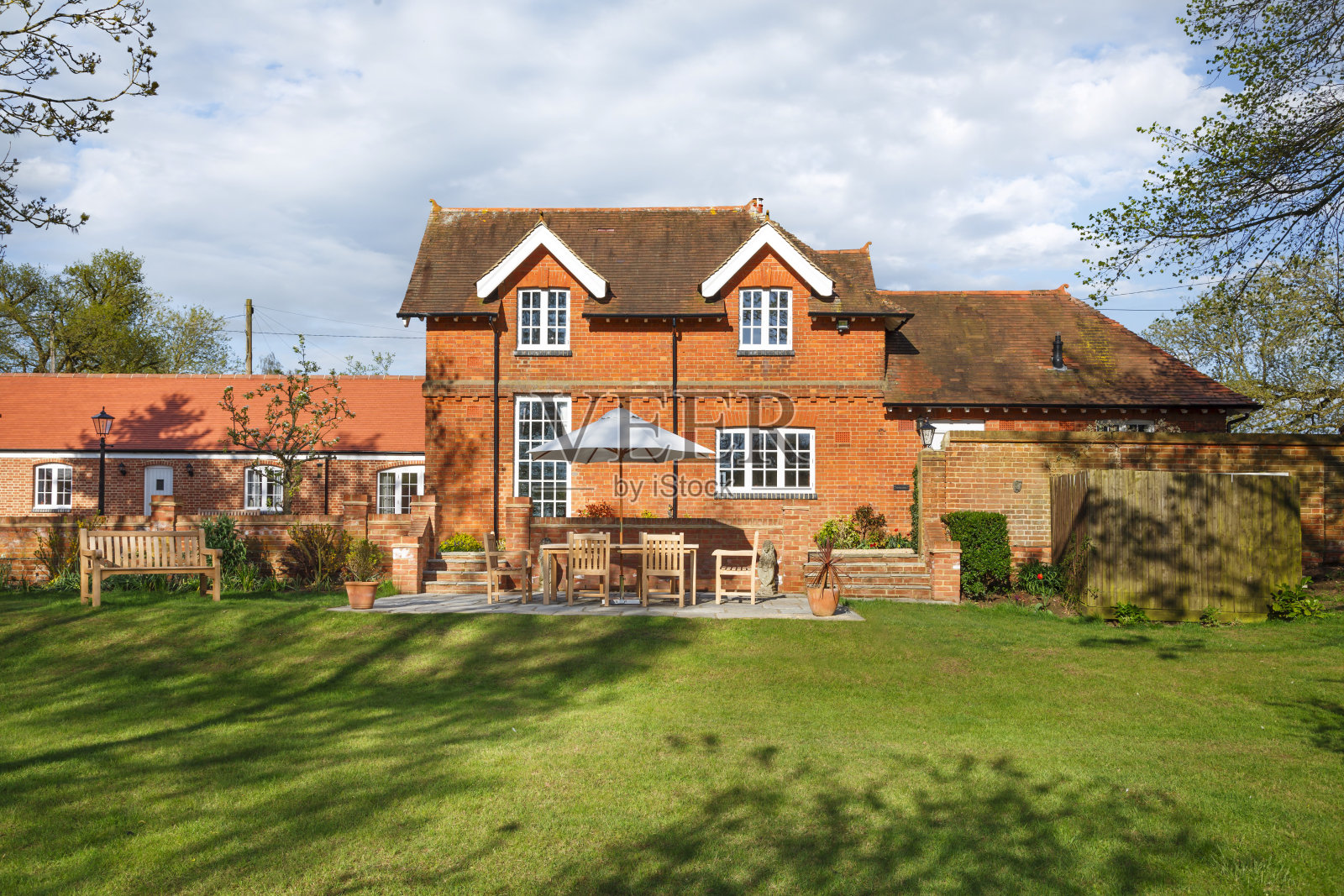 英国古典建筑与花园照片摄影图片