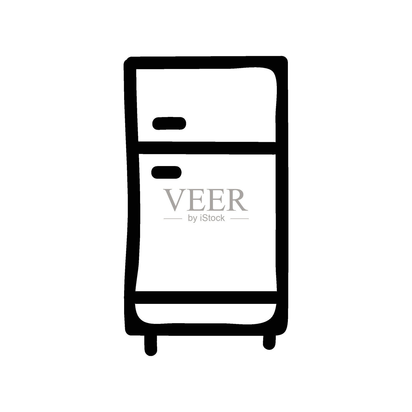 冰箱设计元素图片