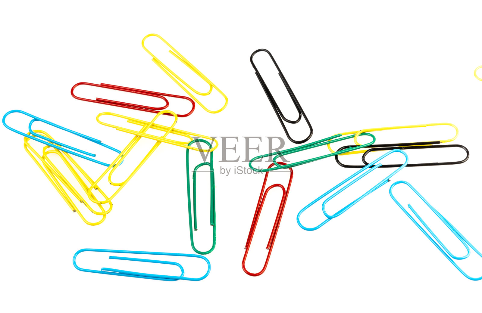 孤立的彩色剪辑在白色的背景照片摄影图片