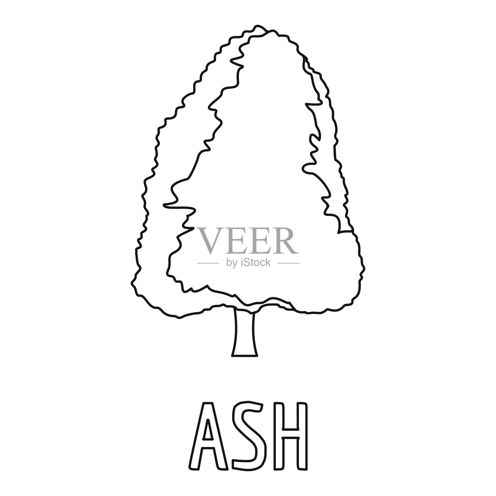 灰图标，轮廓样式。设计元素图片