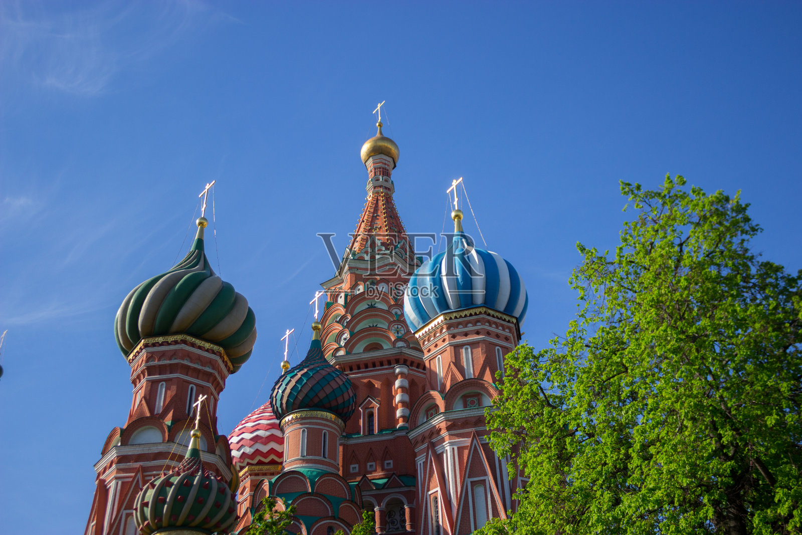 红场上的圣巴西尔大教堂照片摄影图片