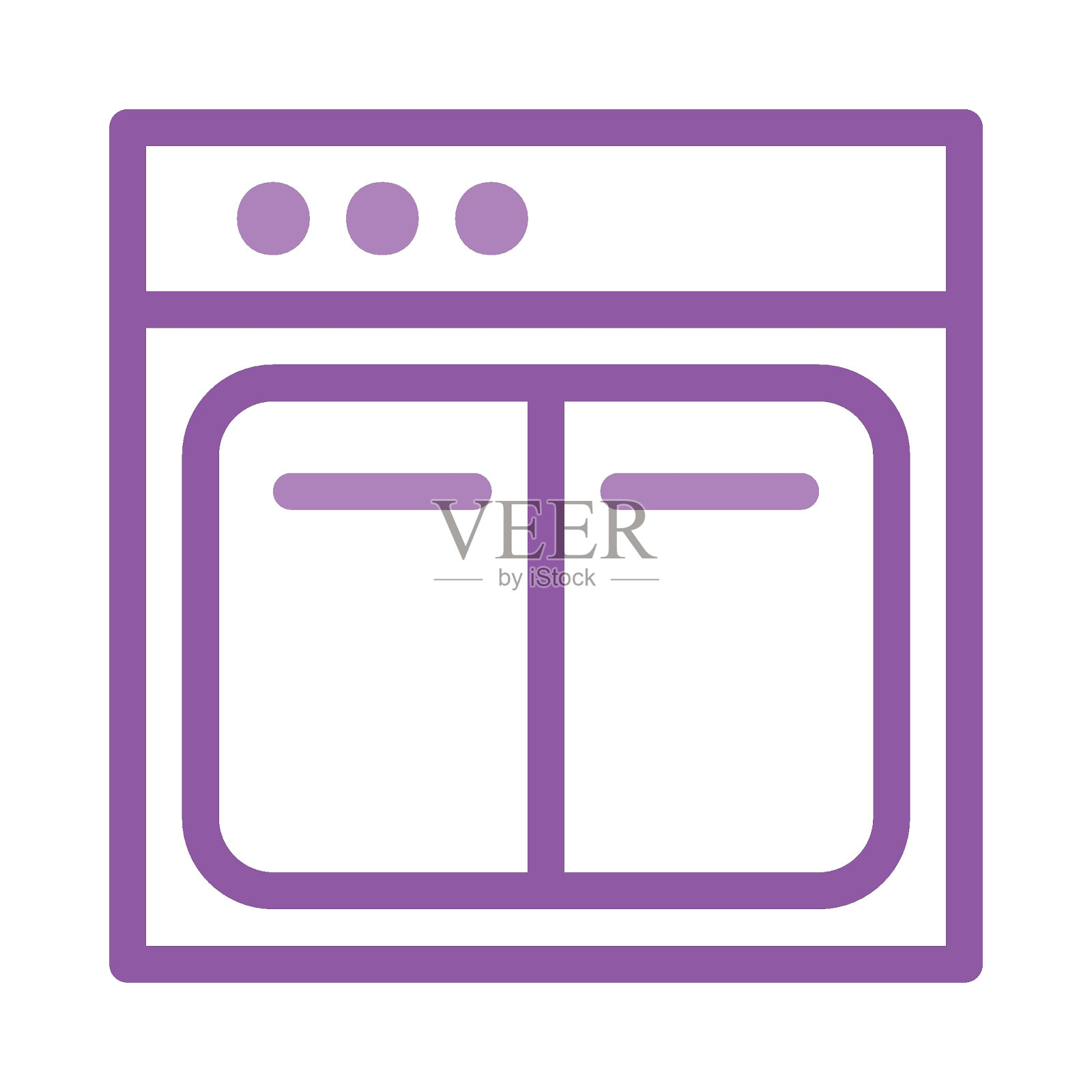 烤箱插画图片素材