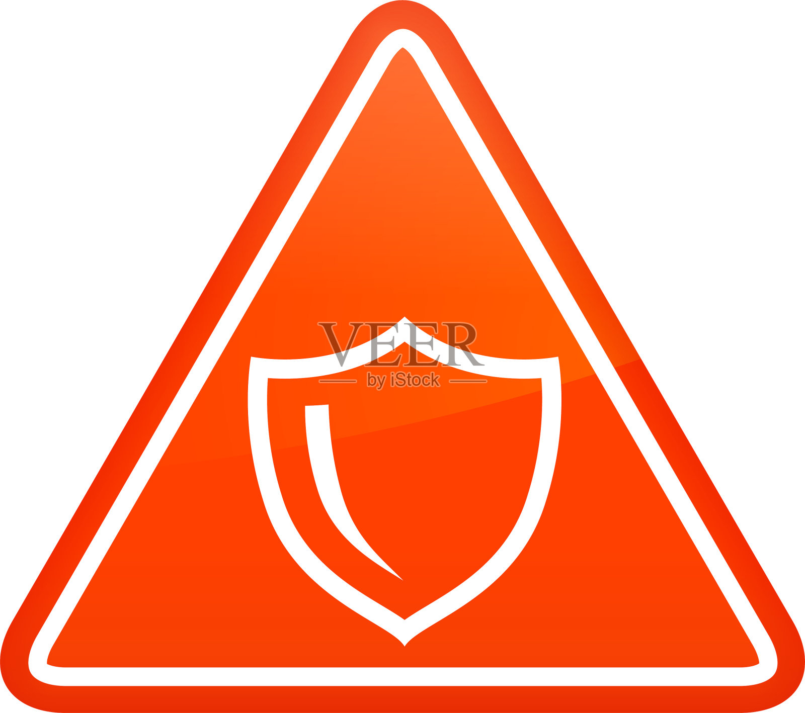 防御安全屏蔽图标插画图片素材