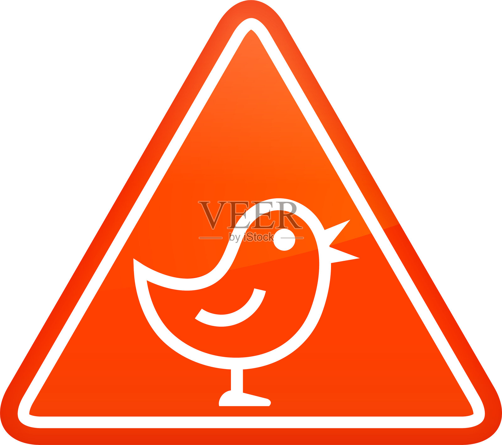 唱歌的小鸟图标插画图片素材