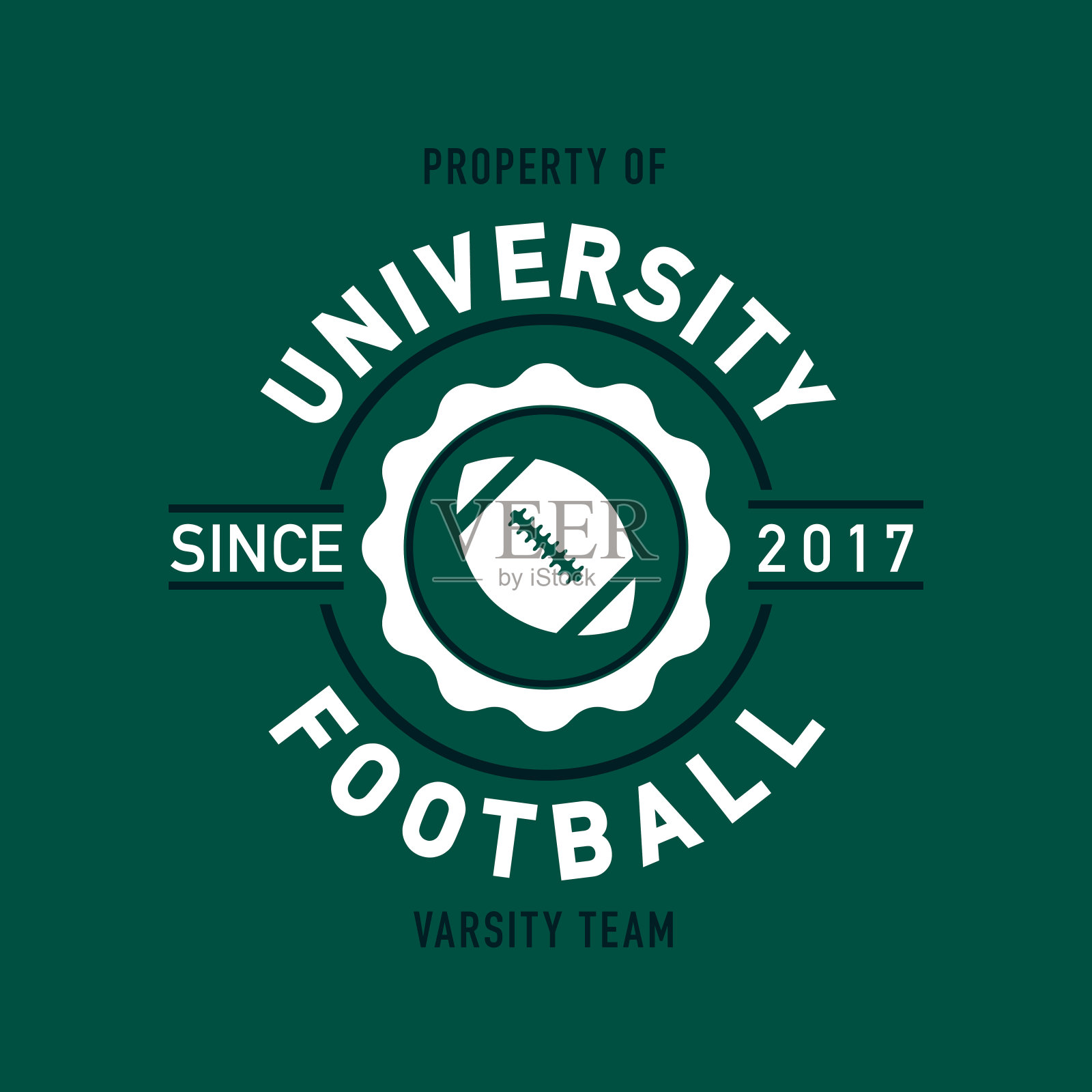 学校足球波峰插画图片素材