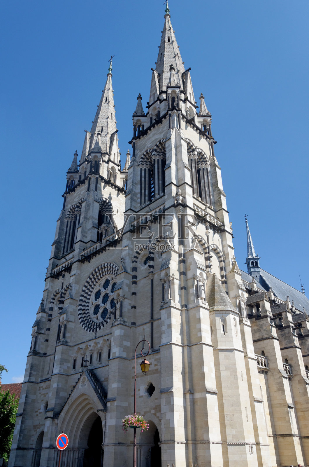 法国哥特式大教堂照片摄影图片