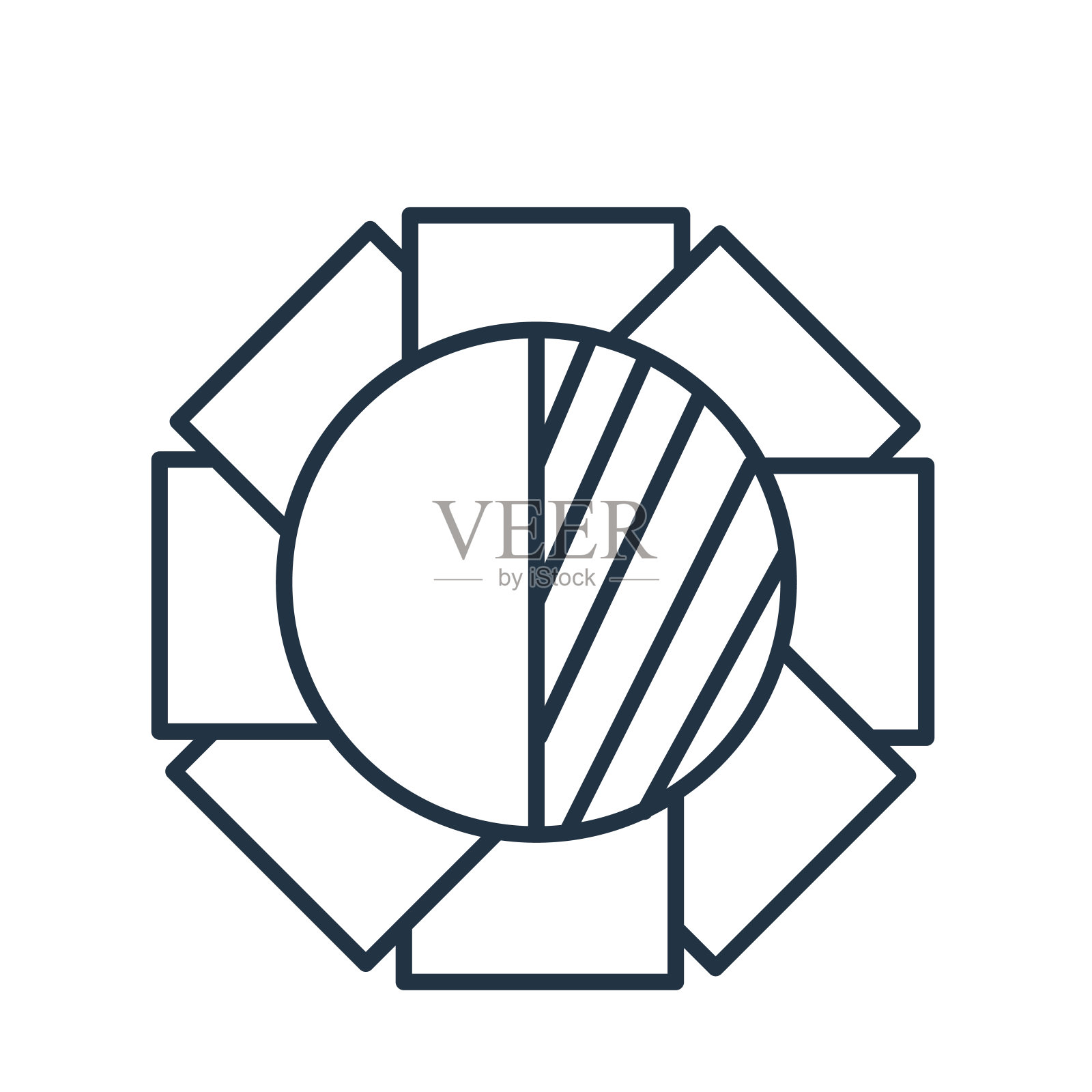 亮度图标矢量隔离在白色背景，亮度标志图标素材