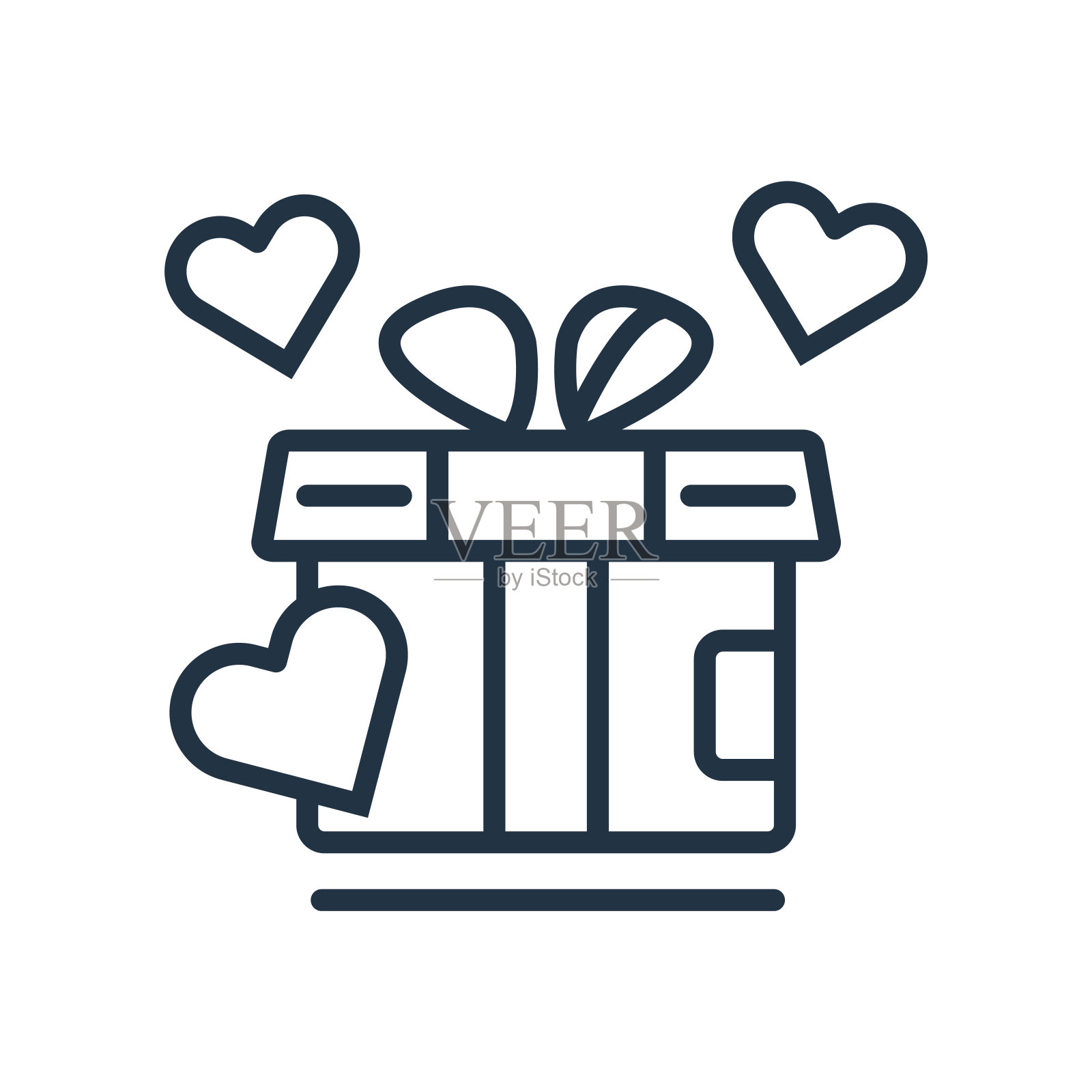 目前的图标矢量孤立在白色背景，目前的标志插画图片素材