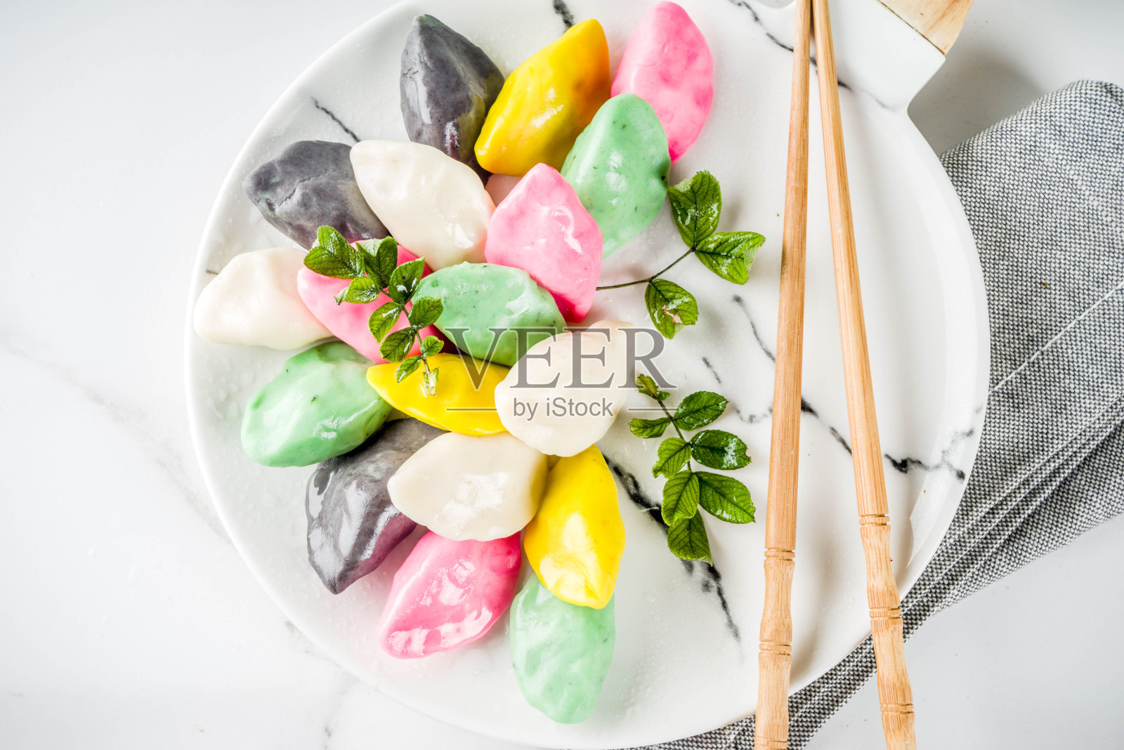 韩国年糕松糕照片摄影图片