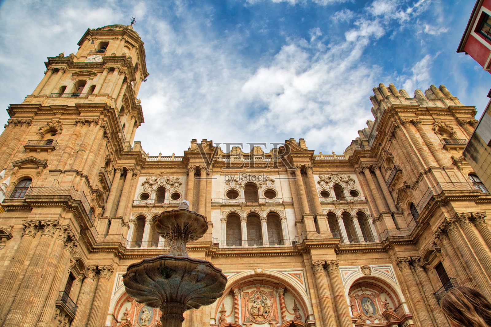 马拉加中央大教堂照片摄影图片