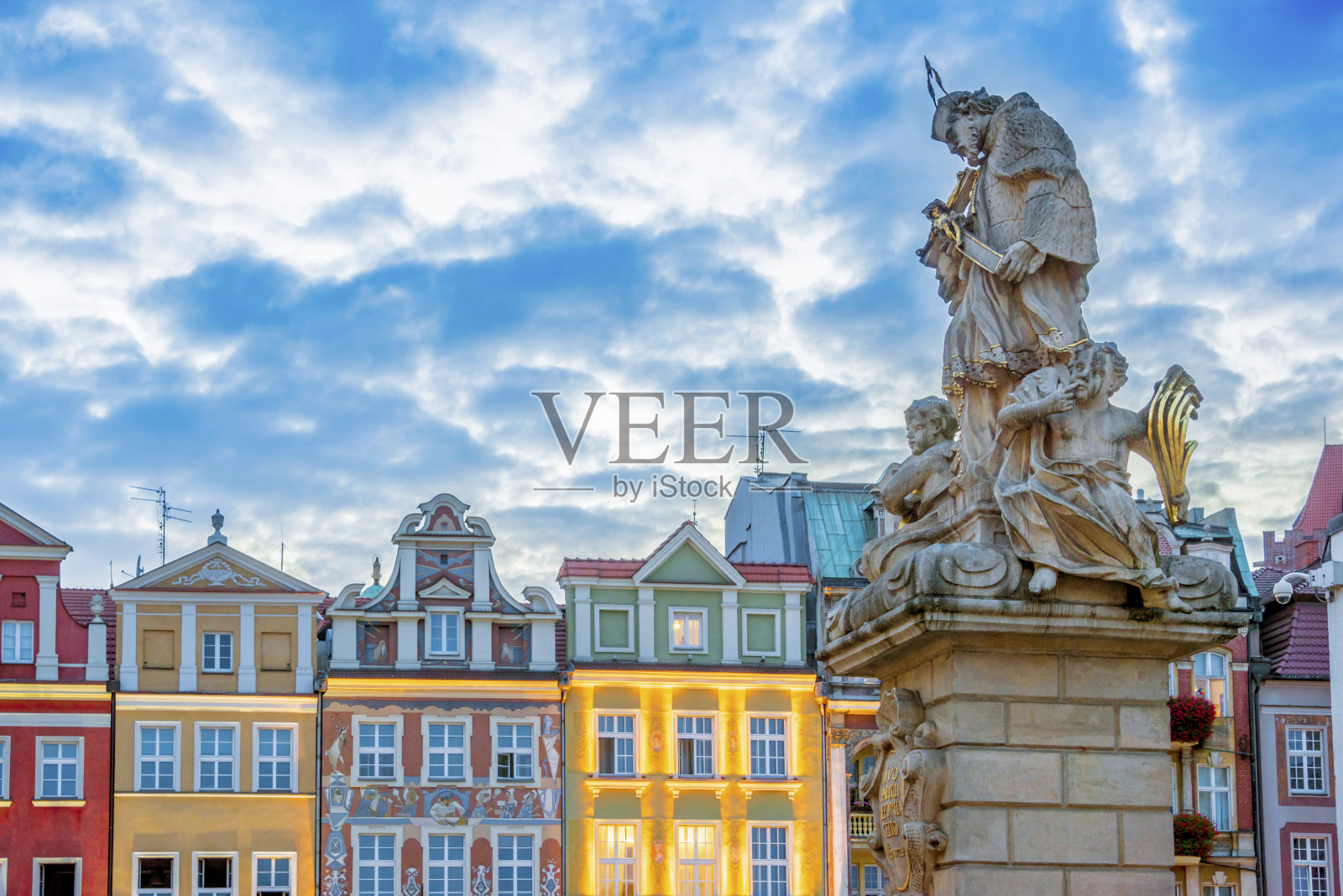 波兰波兹南旧市场建筑照片摄影图片