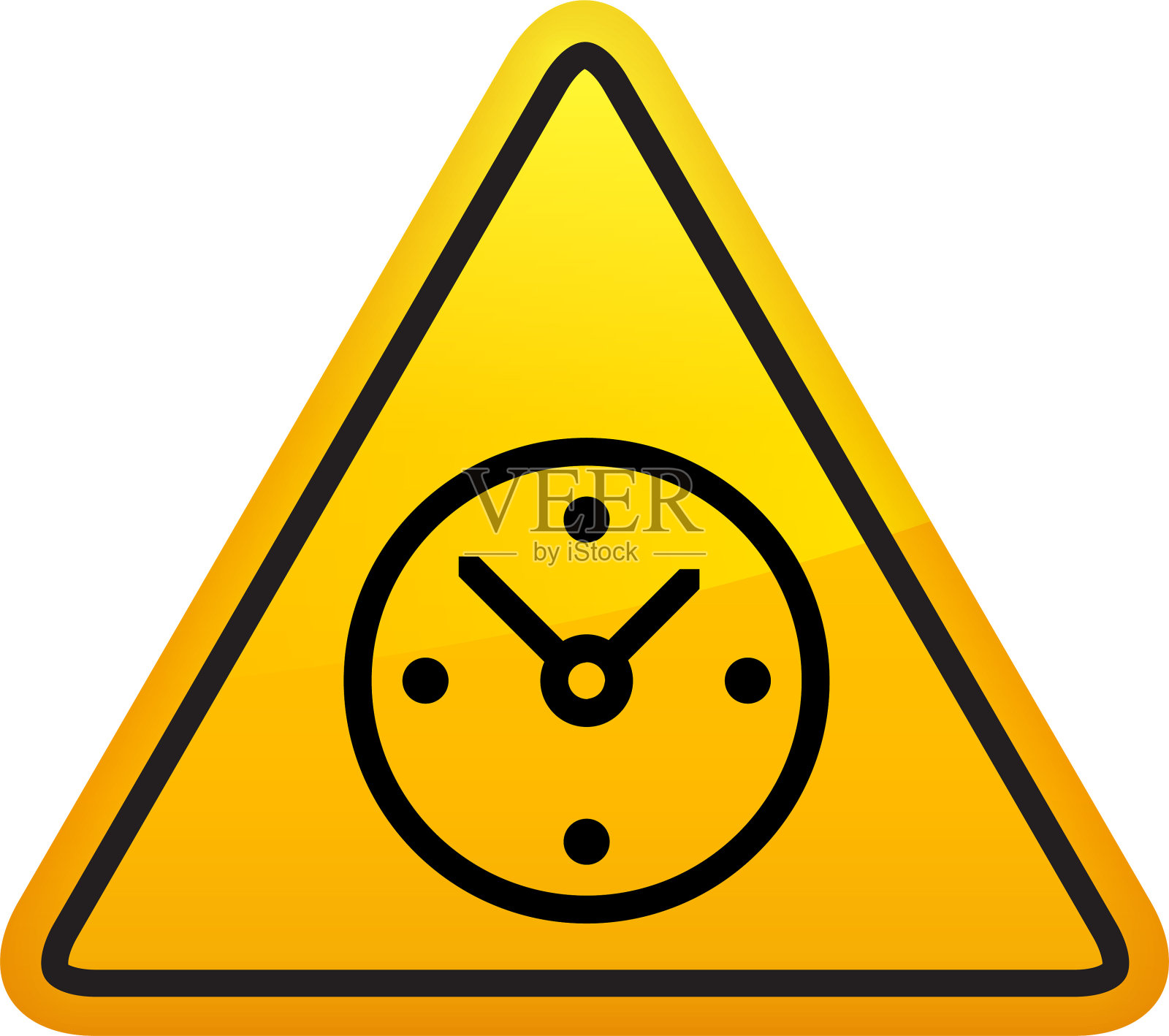 挂钟的图标插画图片素材