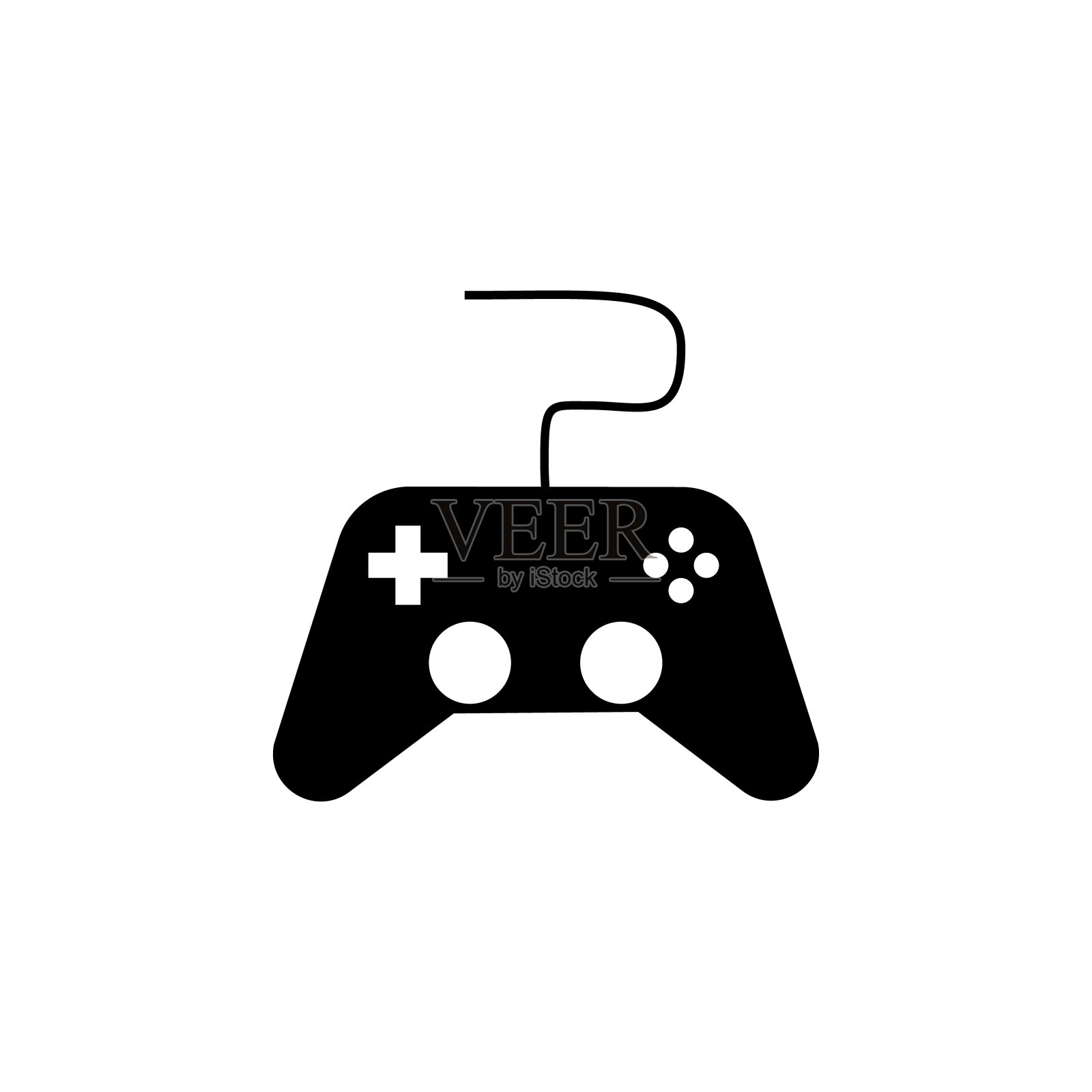 游戏图标矢量白色背景图标素材