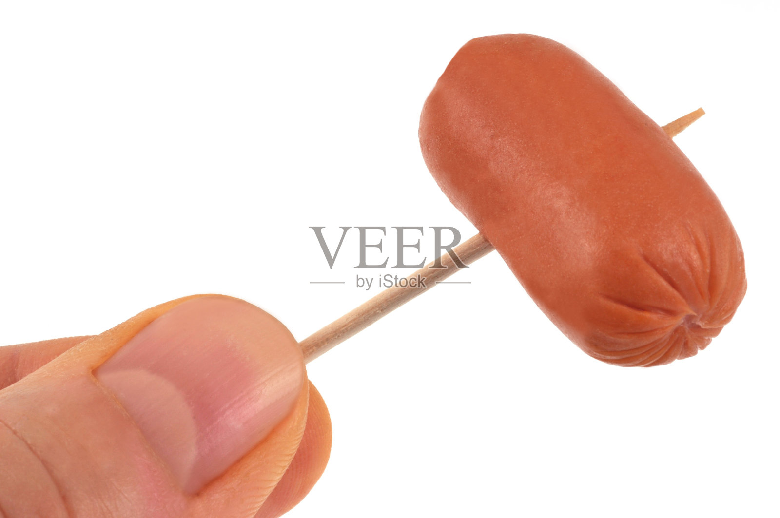 香肠的鸡尾酒。照片摄影图片