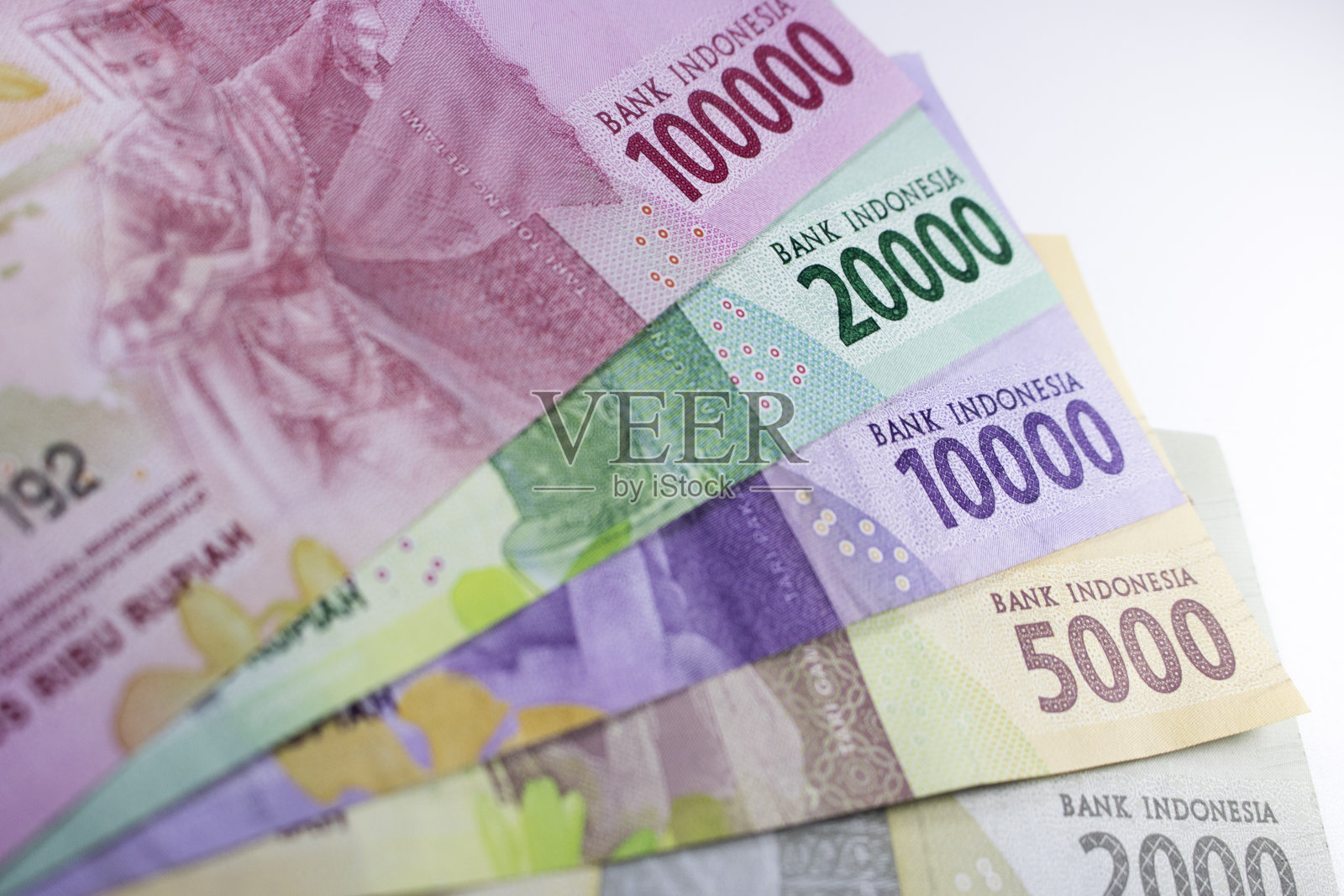 新印尼盾货币印尼货币现金融资照片摄影图片