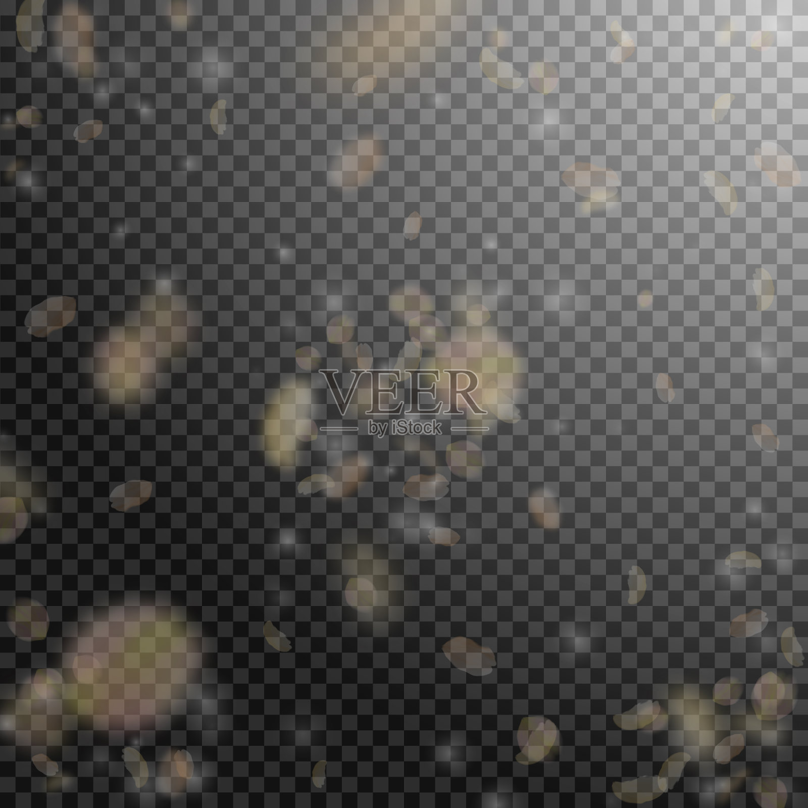 橘黄色的花瓣飘落下来。磁性浪漫鲜花爆炸。翻瓣飞花插画图片素材