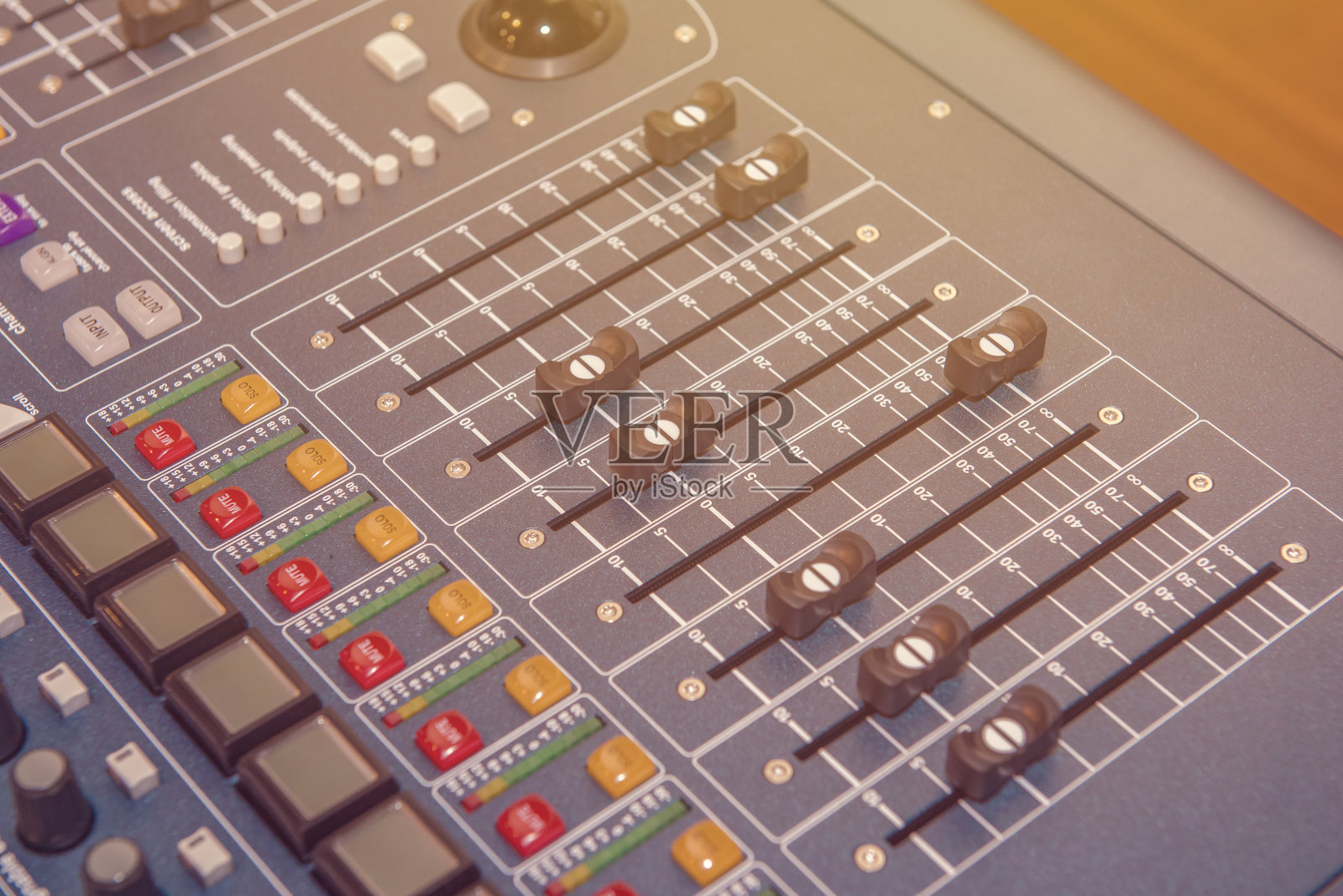 音响混音控制设备，电子装置照片摄影图片