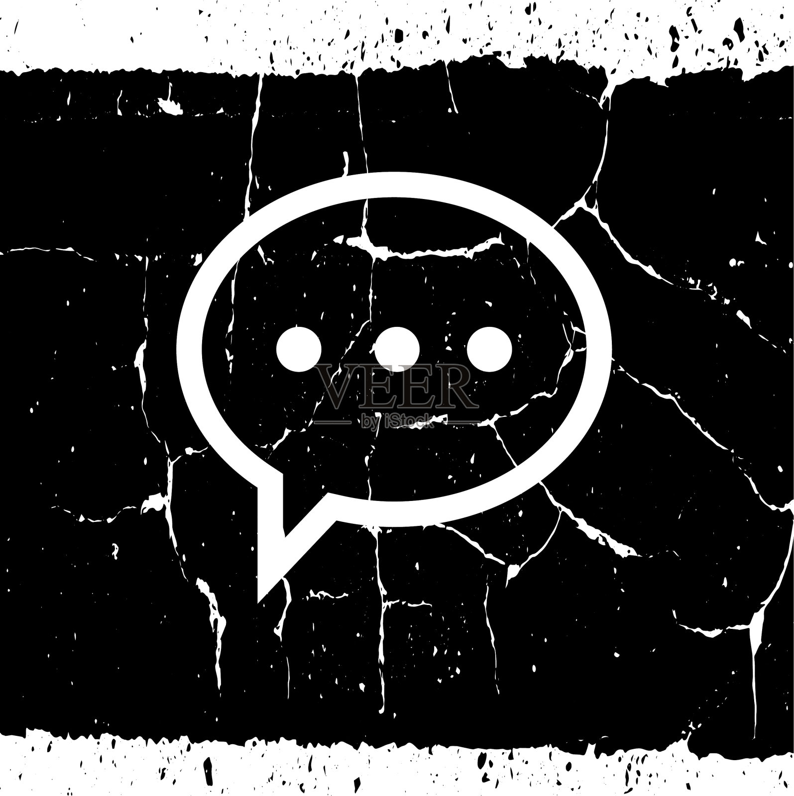 聊天气泡图标插画图片素材