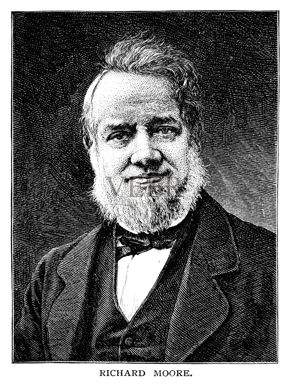 理查德·摩尔插画图片素材